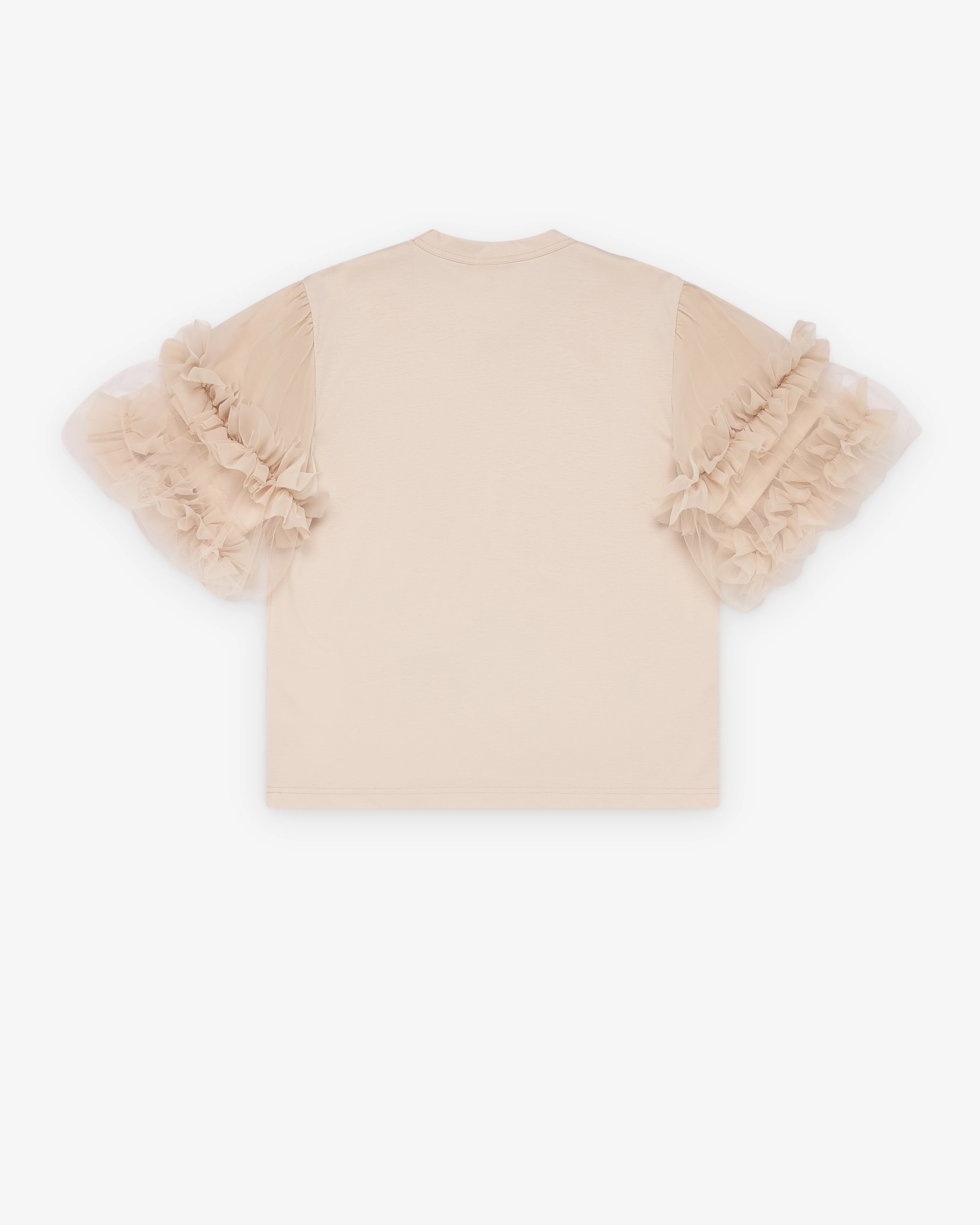 Noir Kei Ninomiya - Women's Ruffle T-Shirt - (Beige) - Image 2