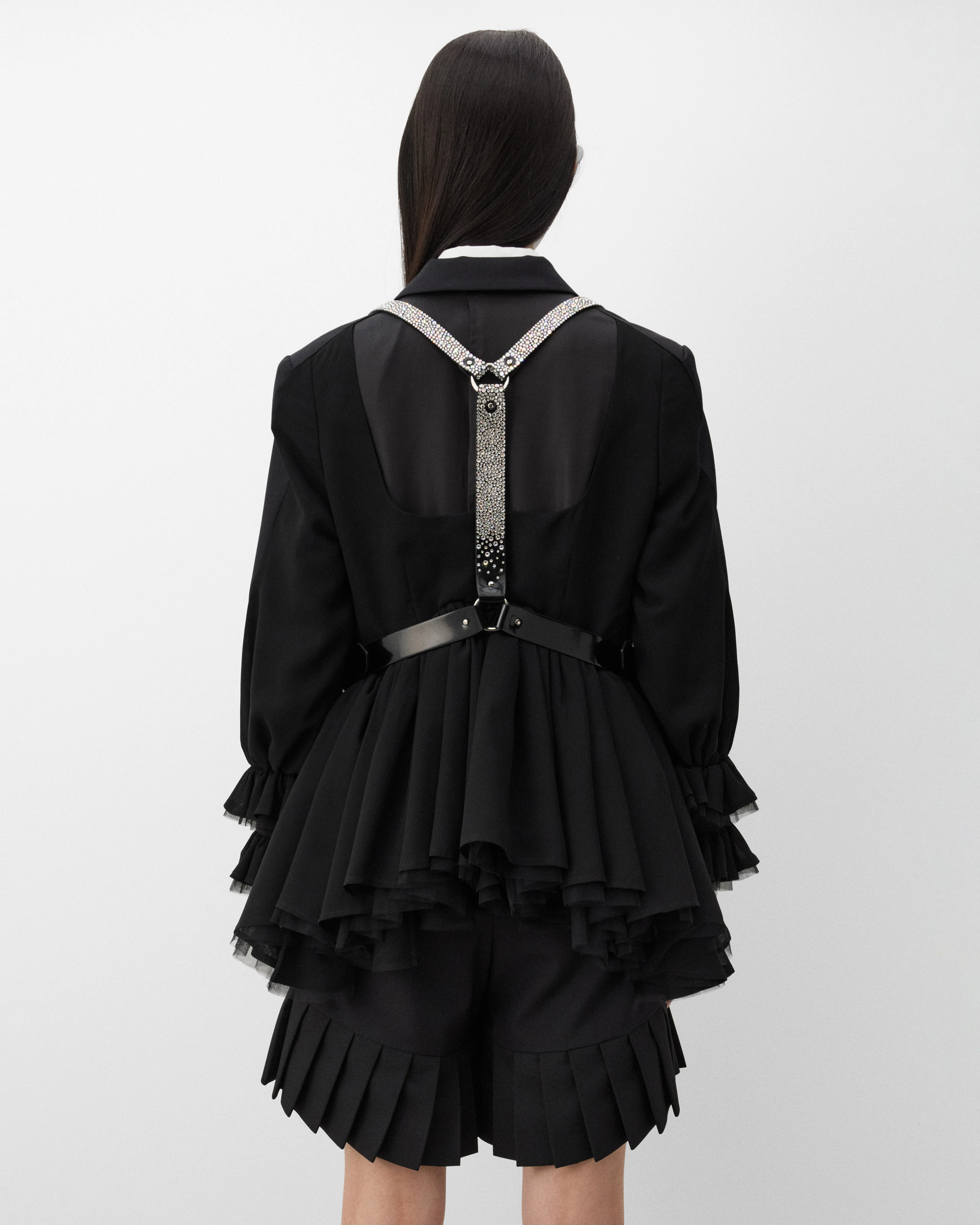 noir kei ninomiya - Women's Jimmy Choo Crystals Harness - (Black) - Image 5