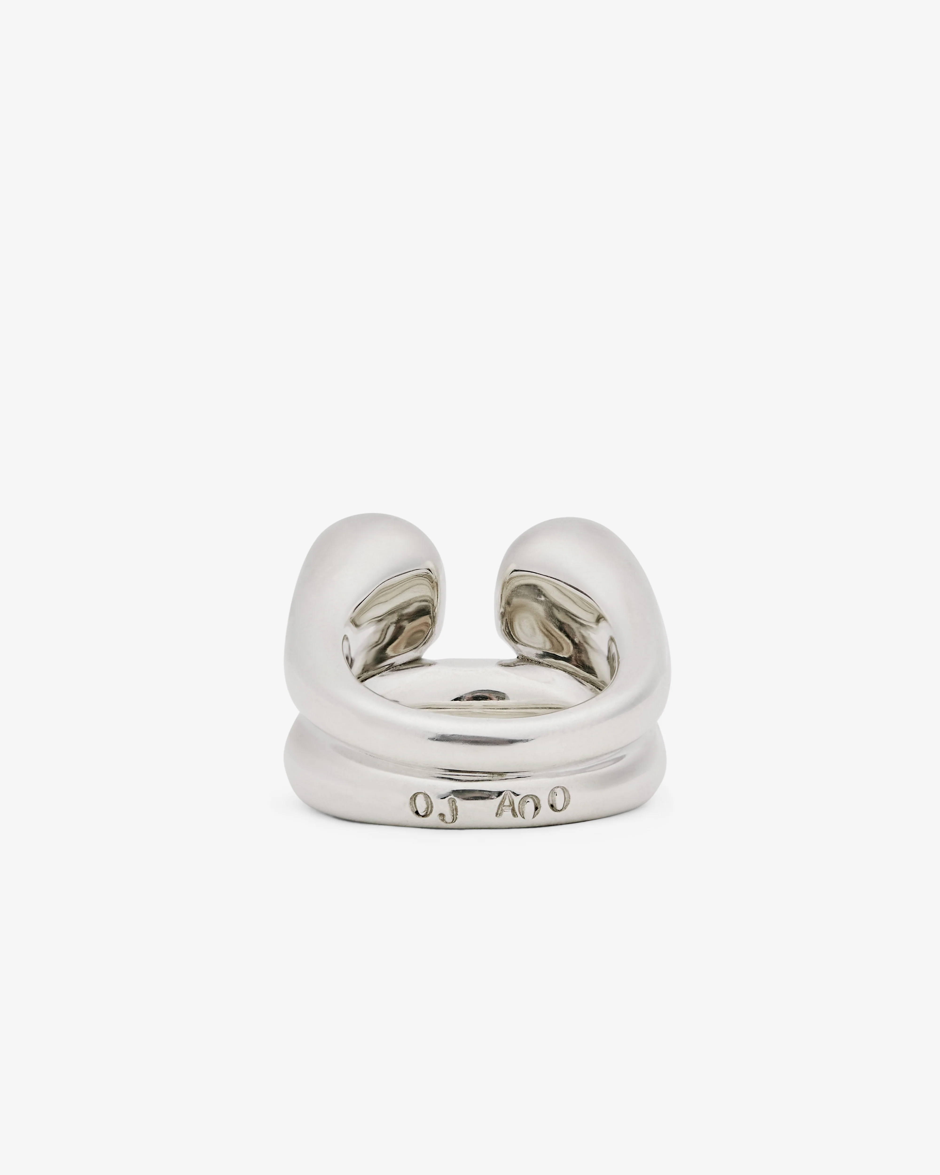 Old Jewelry - Women’s Double Down Ring - (Silver) - Image 3