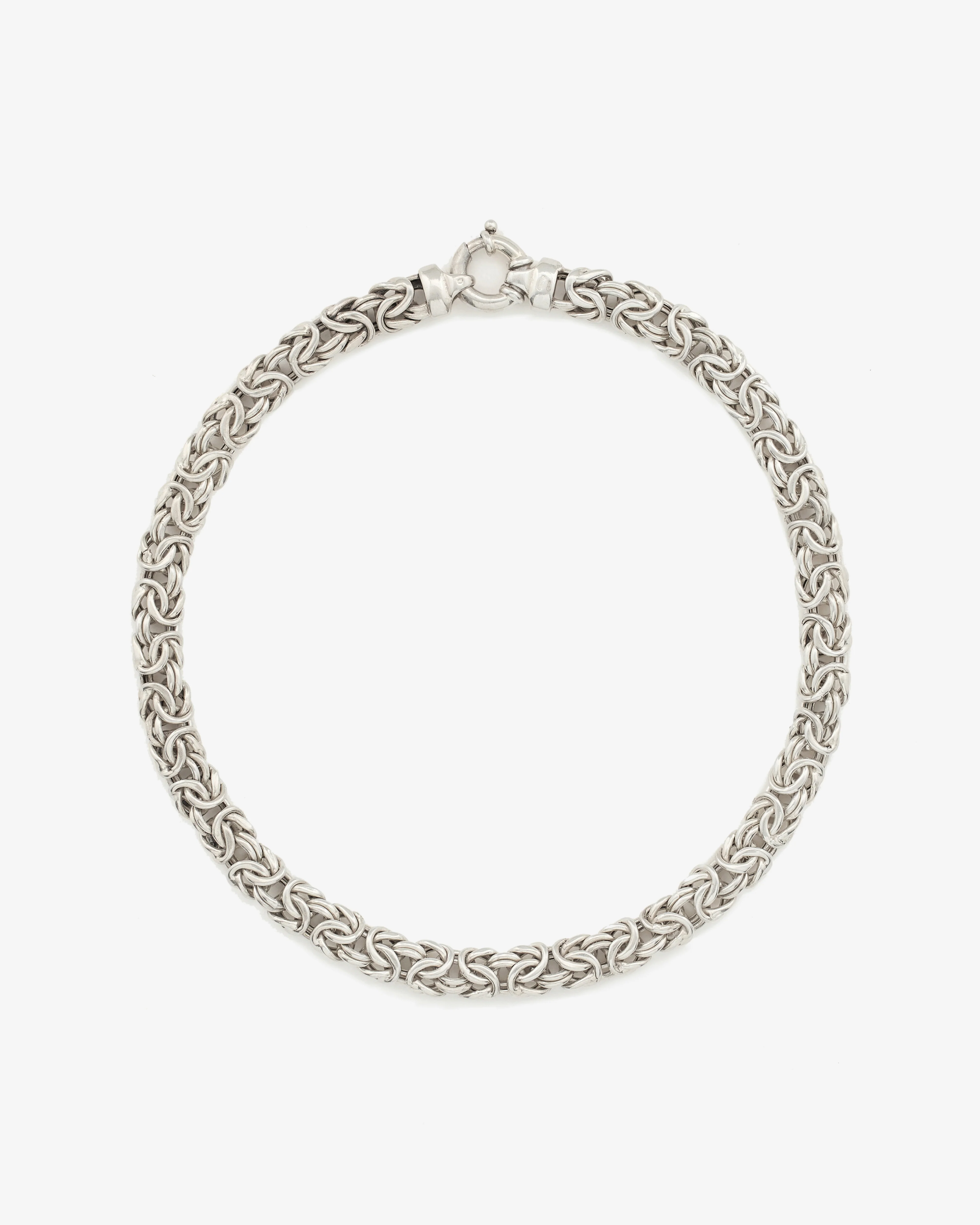 Old Jewelry - Fools Nest Necklace - (Silver)