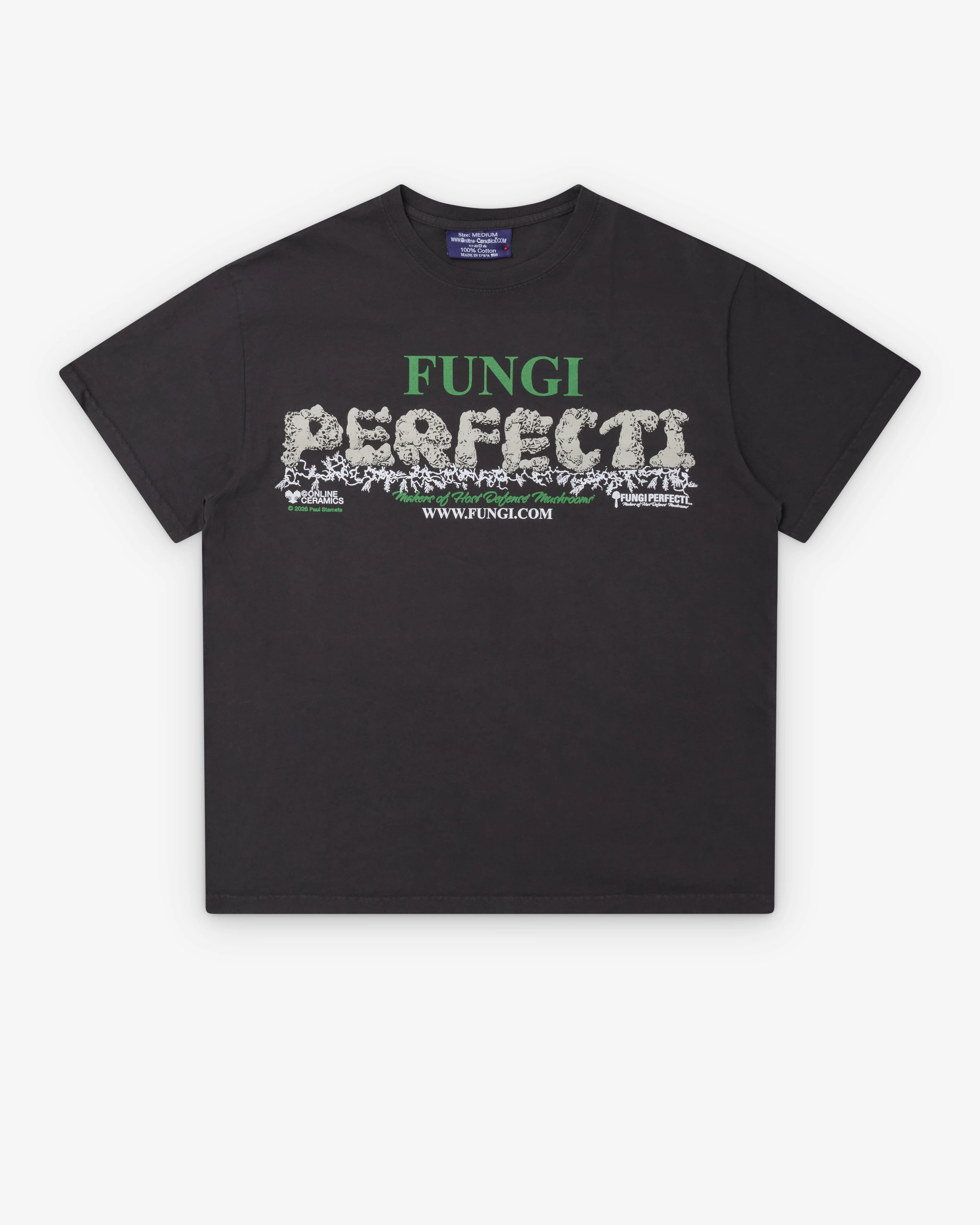 Online Ceramics - Men's Elixer Of Life T-Shirt - (Off Black)