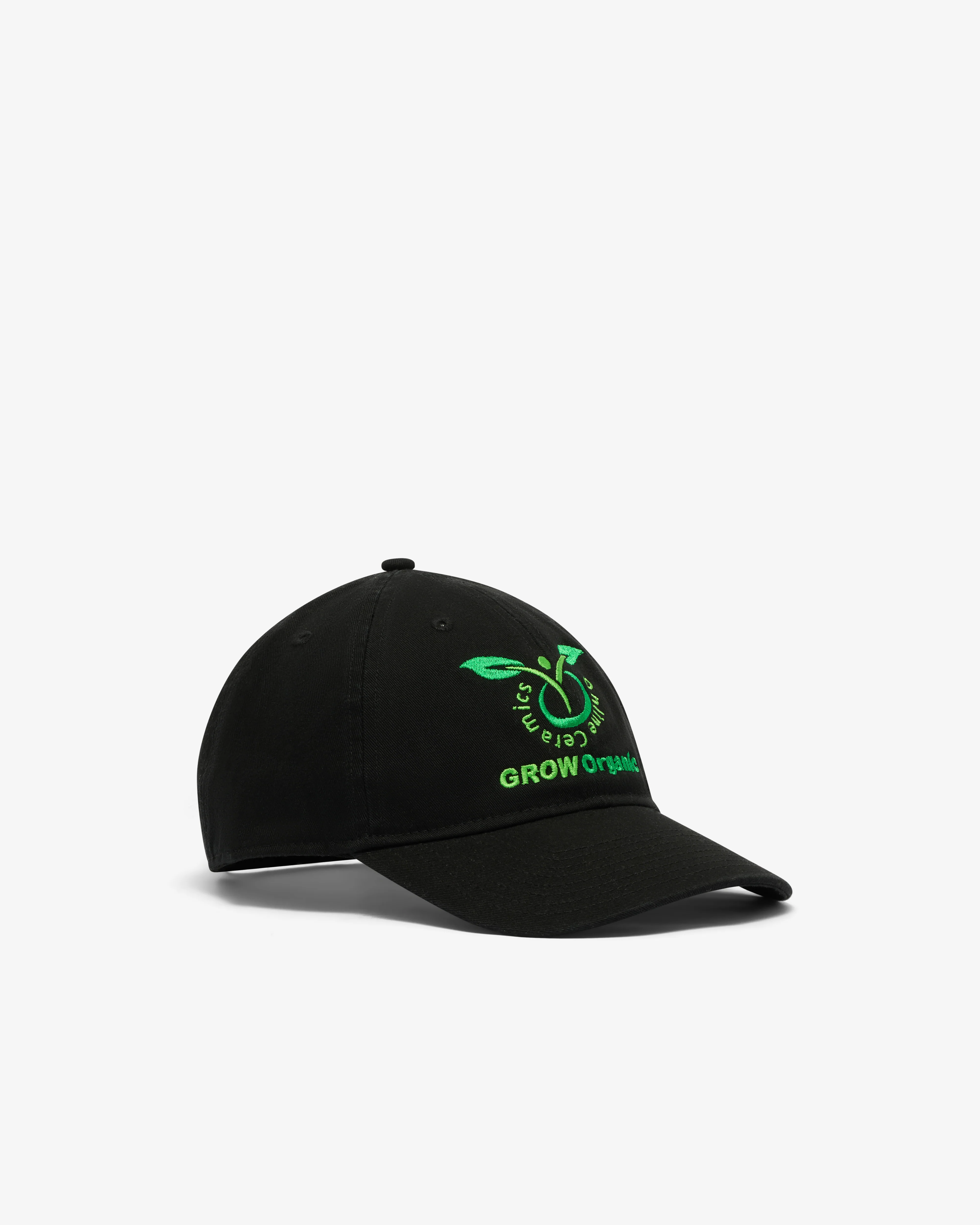 Online Ceramics - Men's Grow Organic Cap - (Black) - Image 2