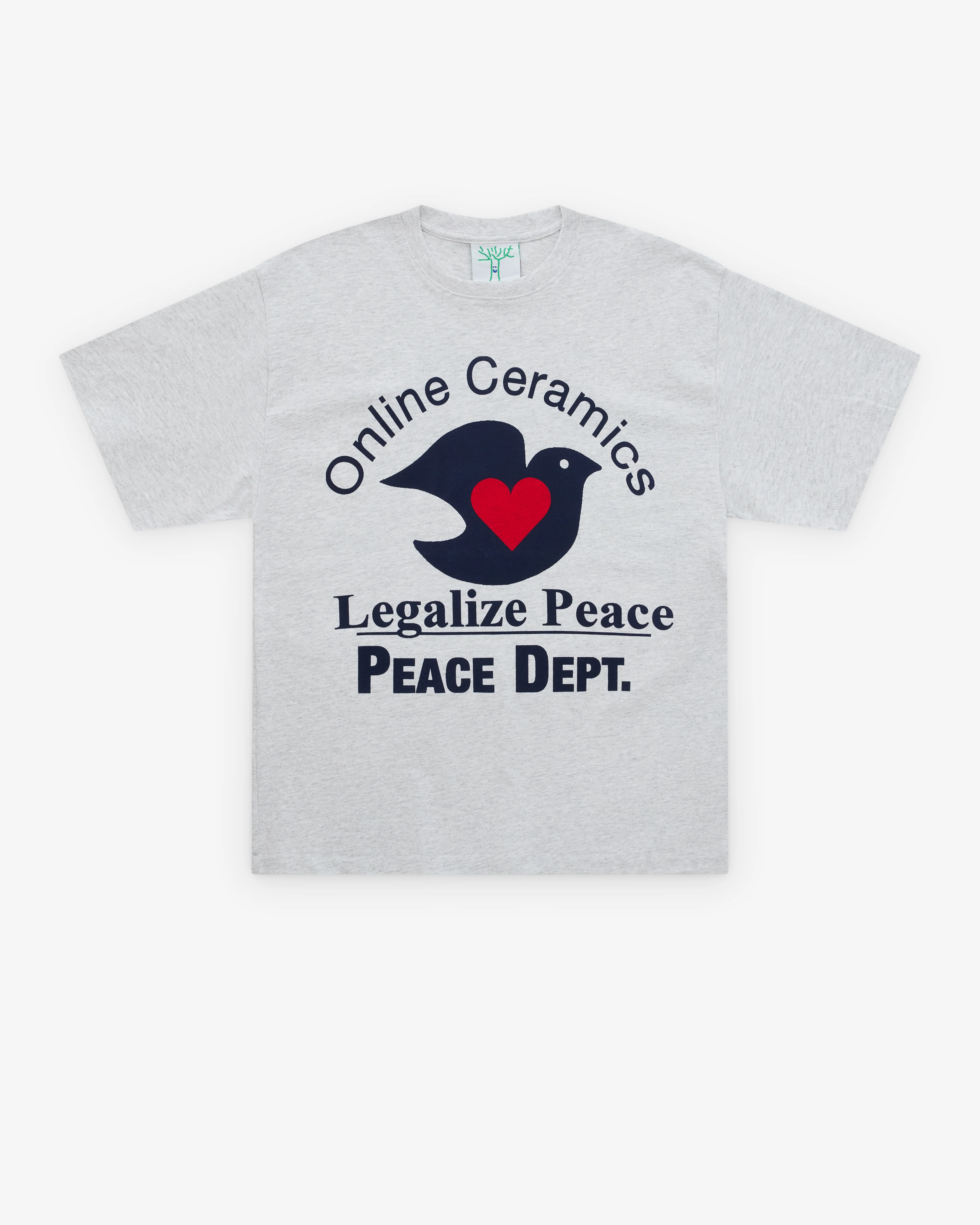 Online Ceramics - Men's Legalize Peace T-Shirt - (Heather)