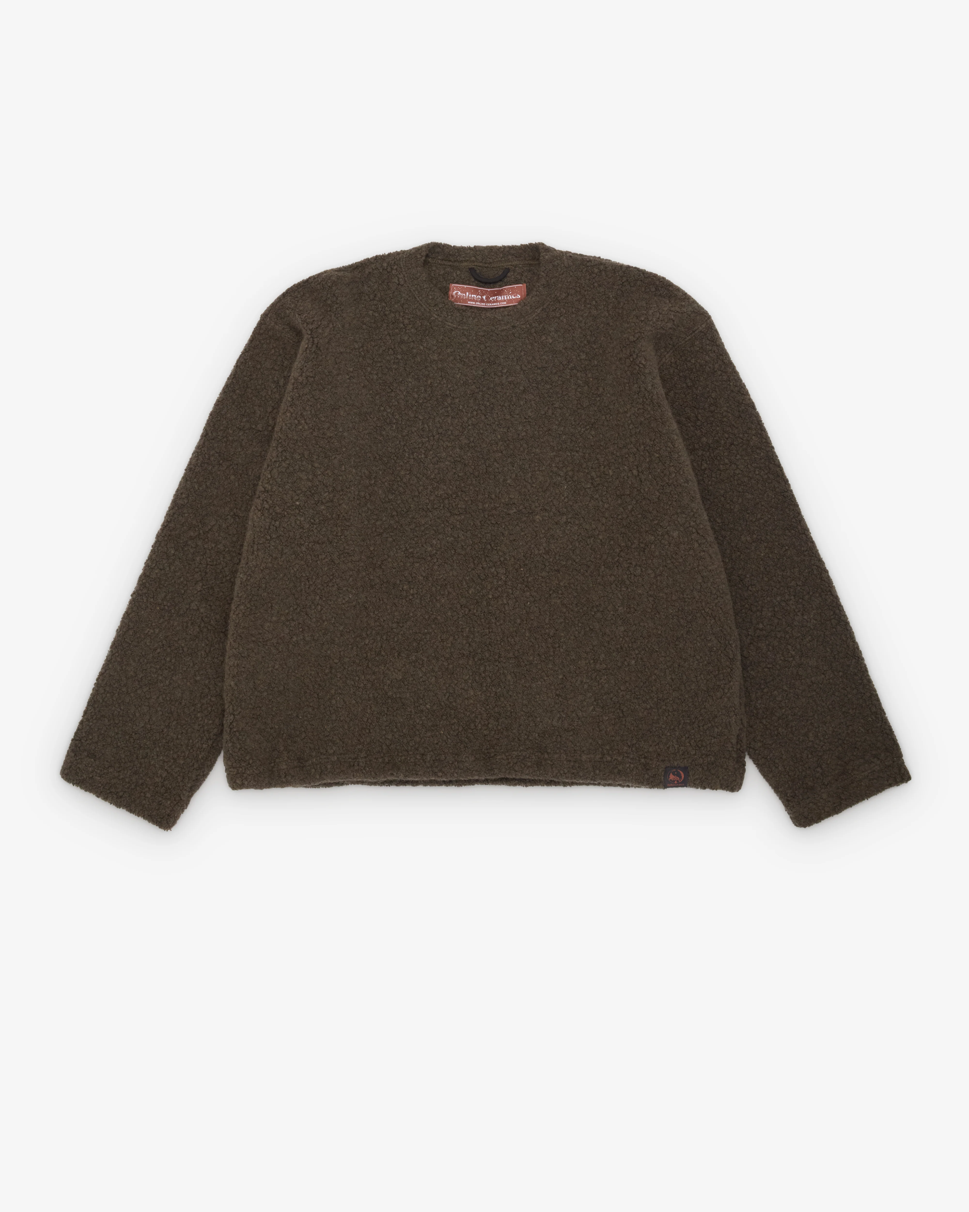 Online Ceramics - Men's Recycled Wool Pullover - (Forest)