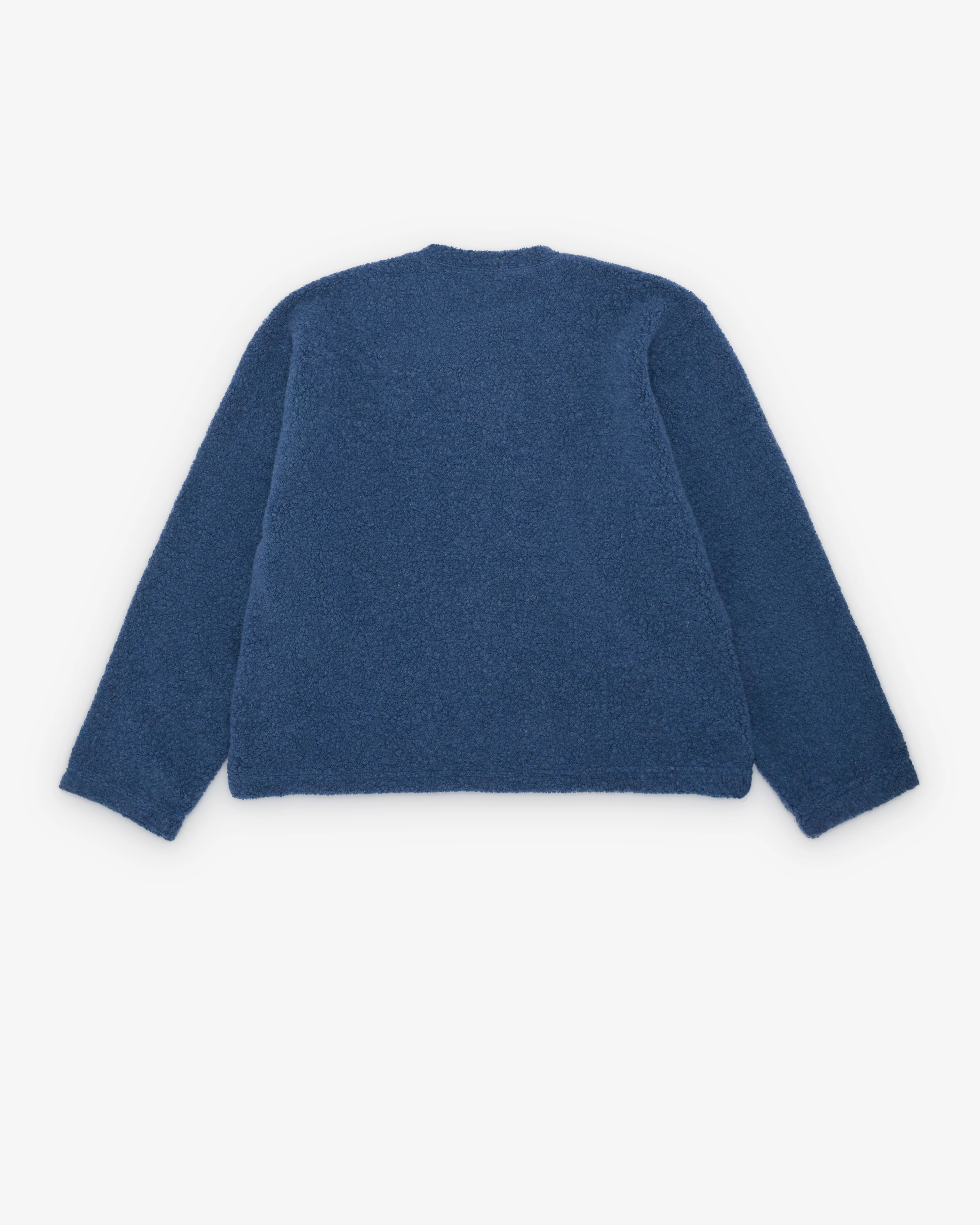Online Ceramics - Men's Recycled Wool Pullover - (Slate Blue) - Image 2