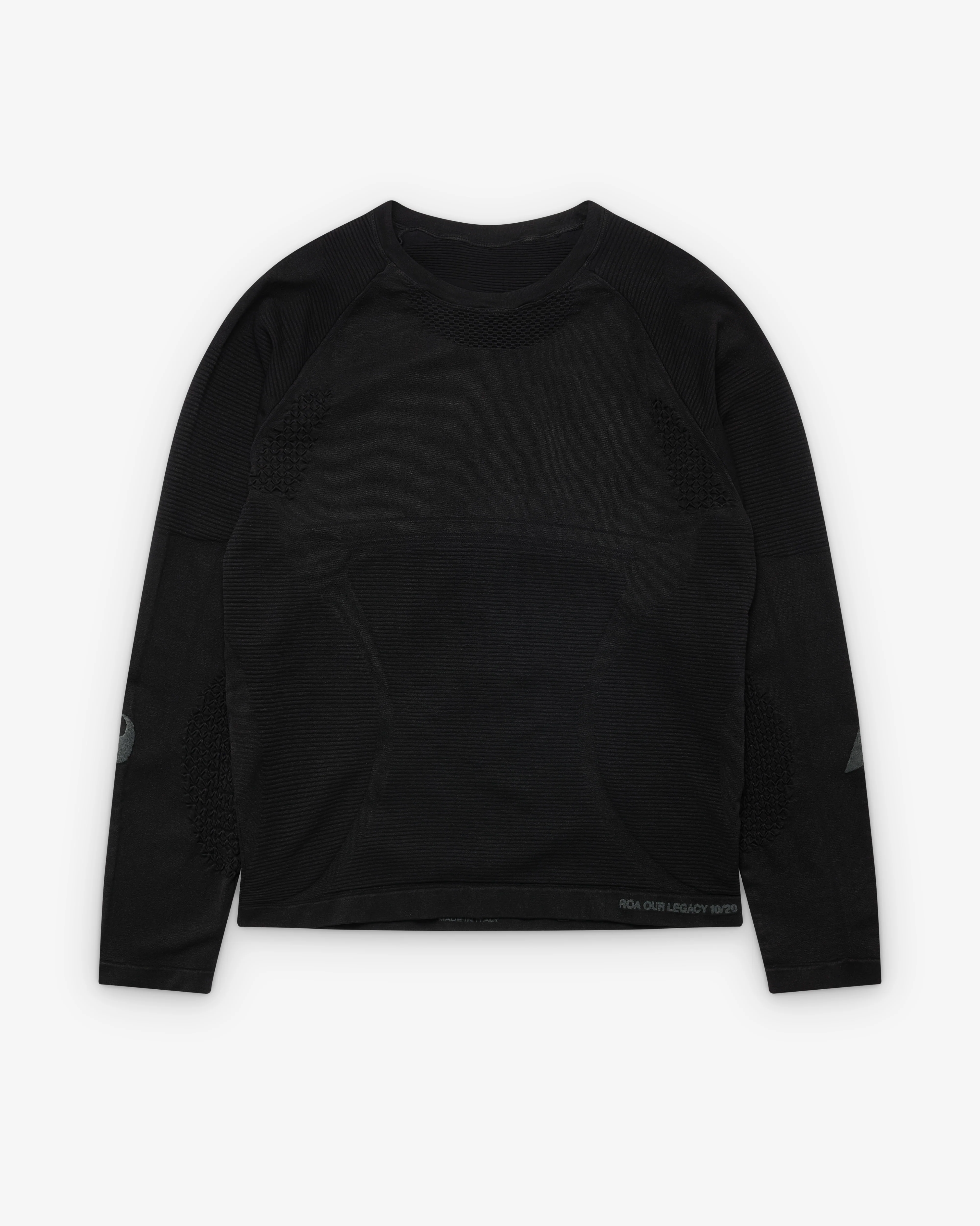 Our Legacy - ROA Aune Seamless Knit Long Sleeve - (Carbon)