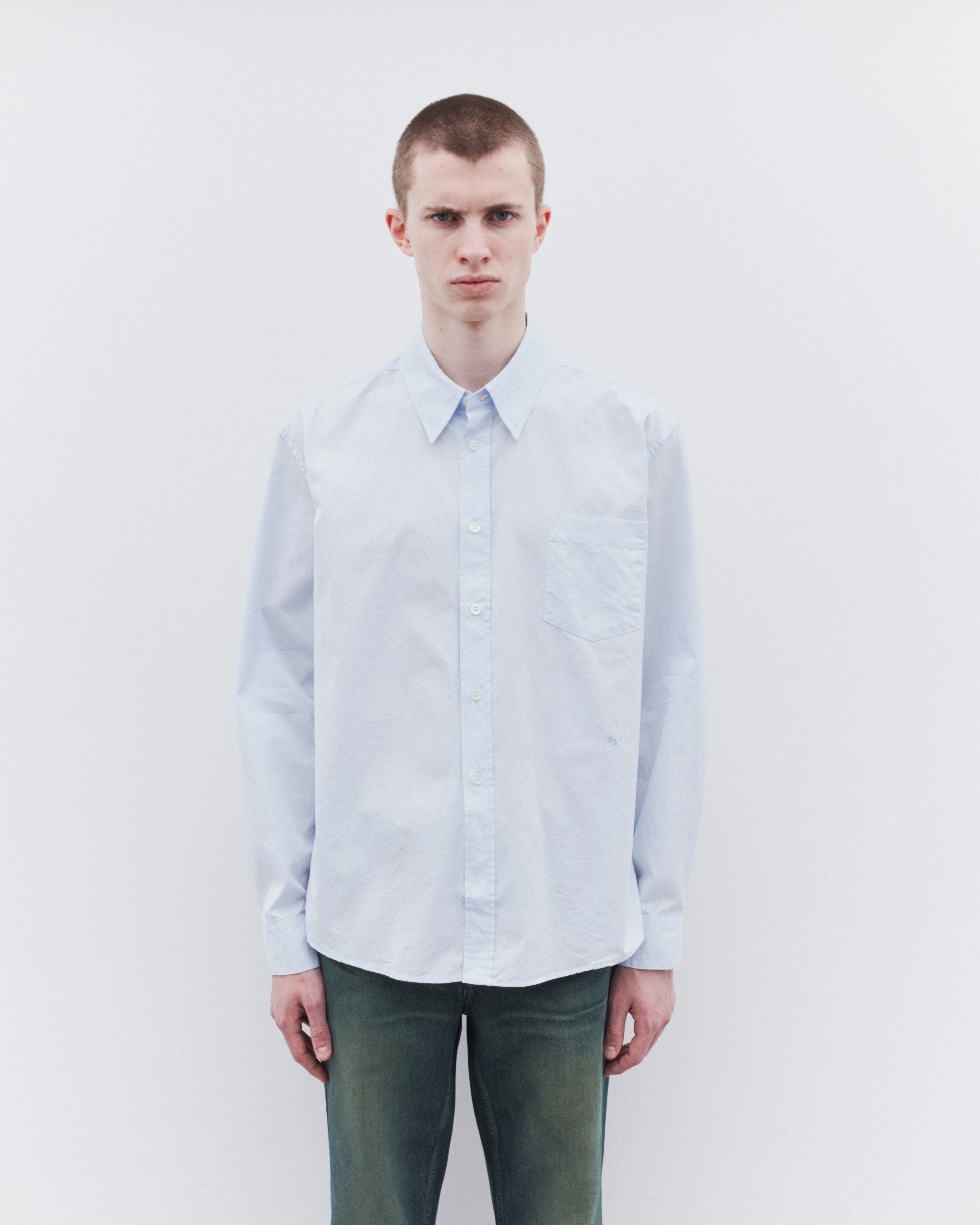 Our Legacy - Men’s Beyond BD Shirt - (Dining Blue Poplin) - Image 3