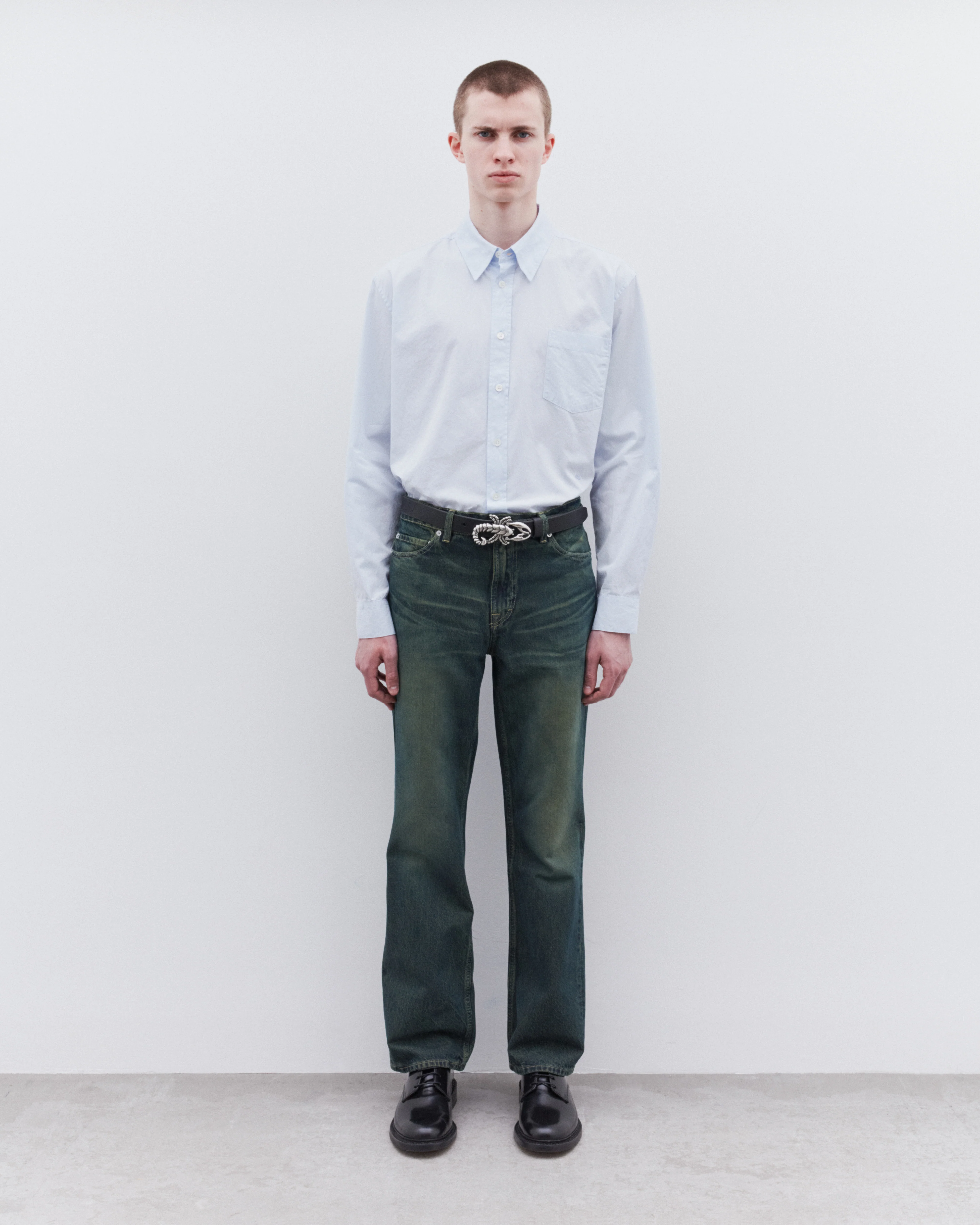 Our Legacy - Men’s Beyond BD Shirt - (Dining Blue Poplin) - Image 6