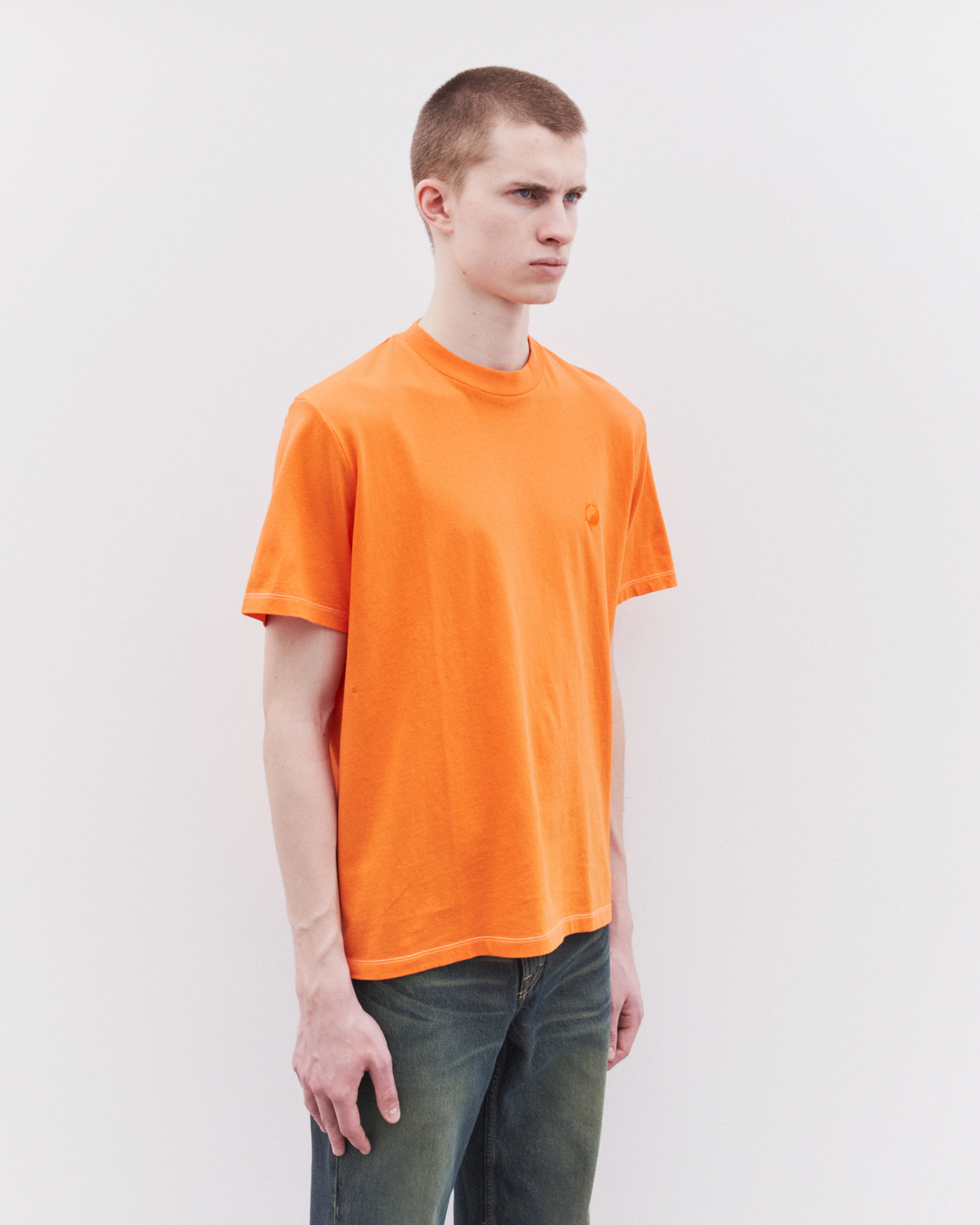 Our Legacy - WORK SHOP Box T-Shirt - (Orange) - Image 4