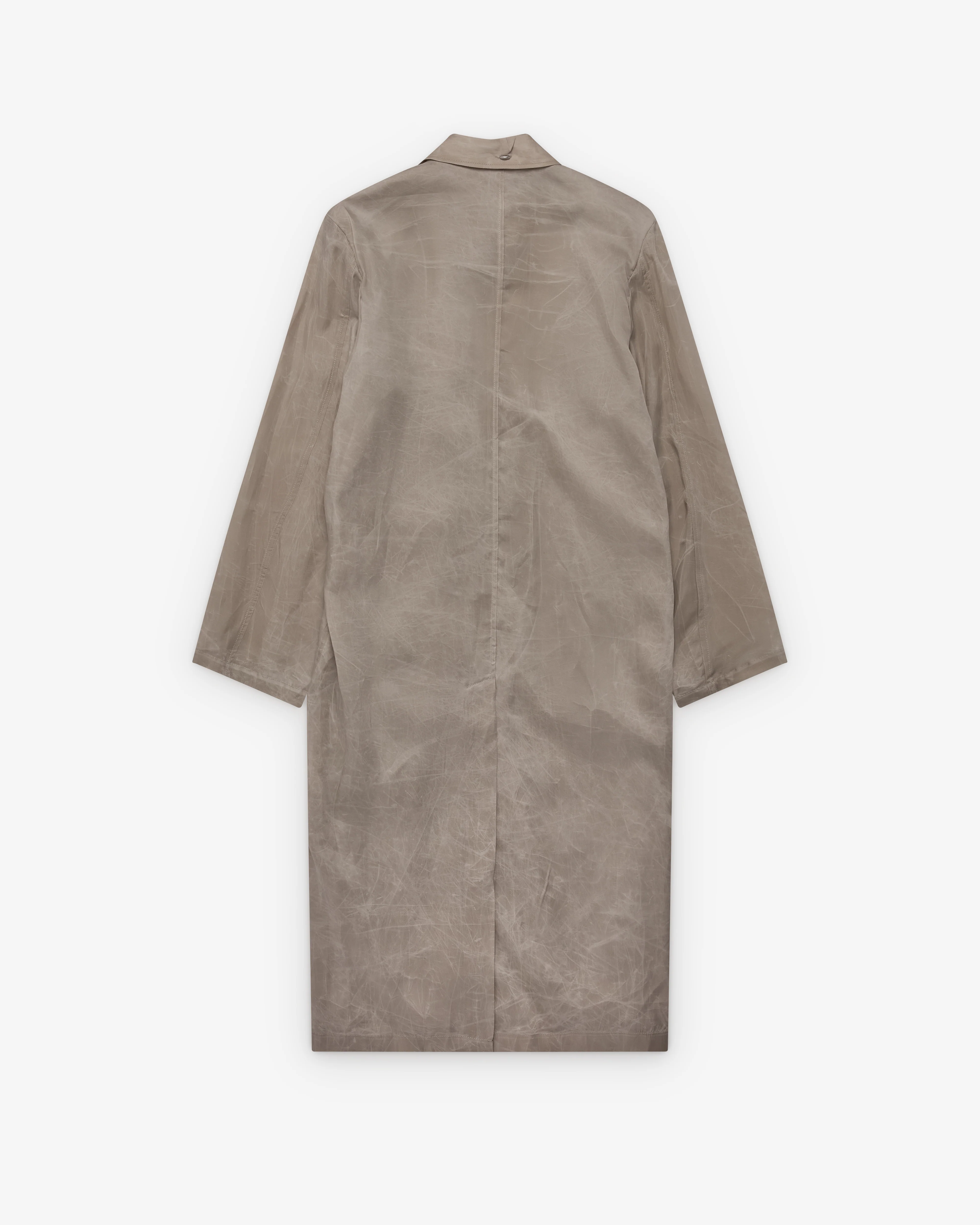 Our Legacy - Men's Cloak Carcoat - (Ghost Grey) - Image 2