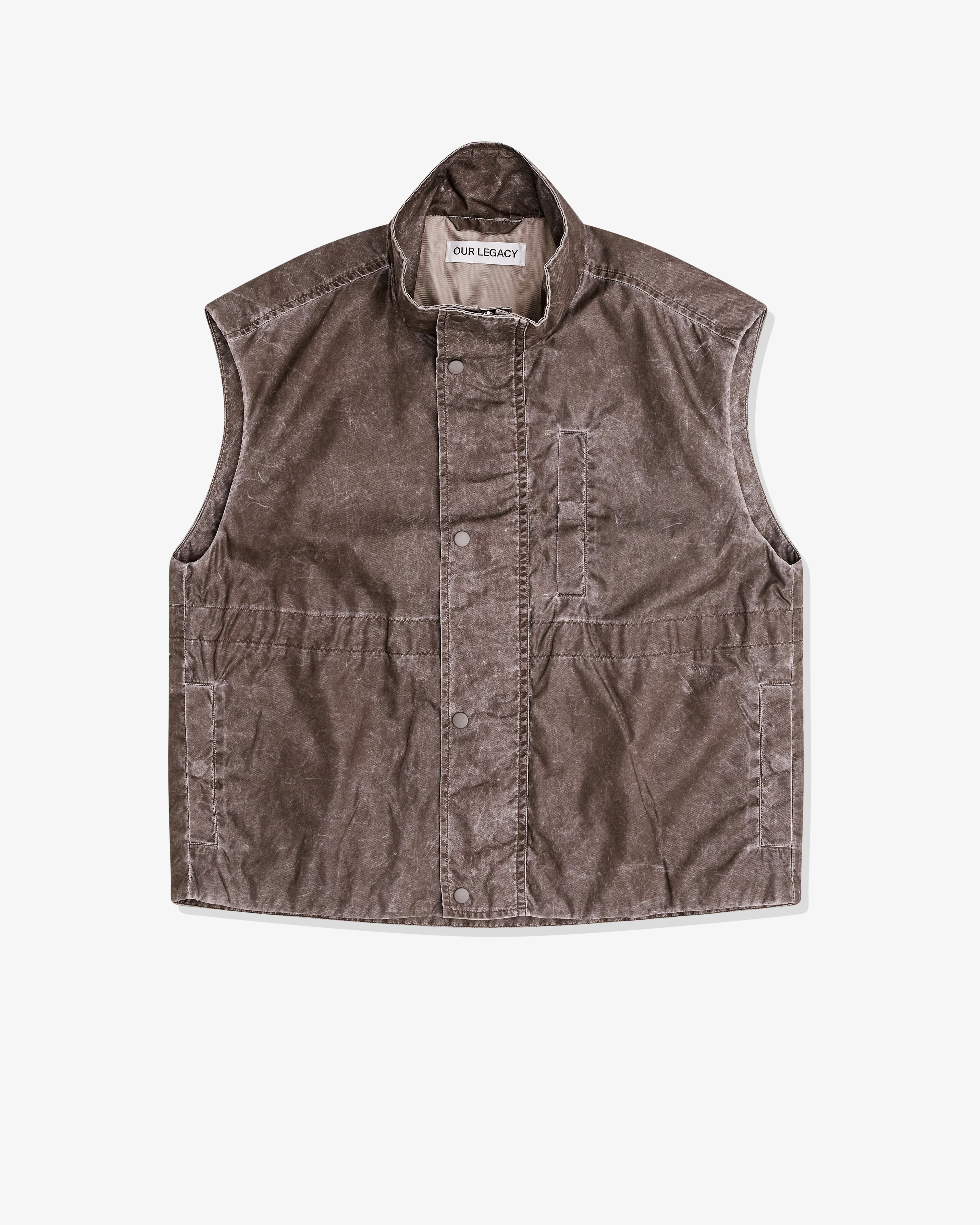 Our Legacy - Men’s Firm Vest - (Brown Wash Out Nylon)