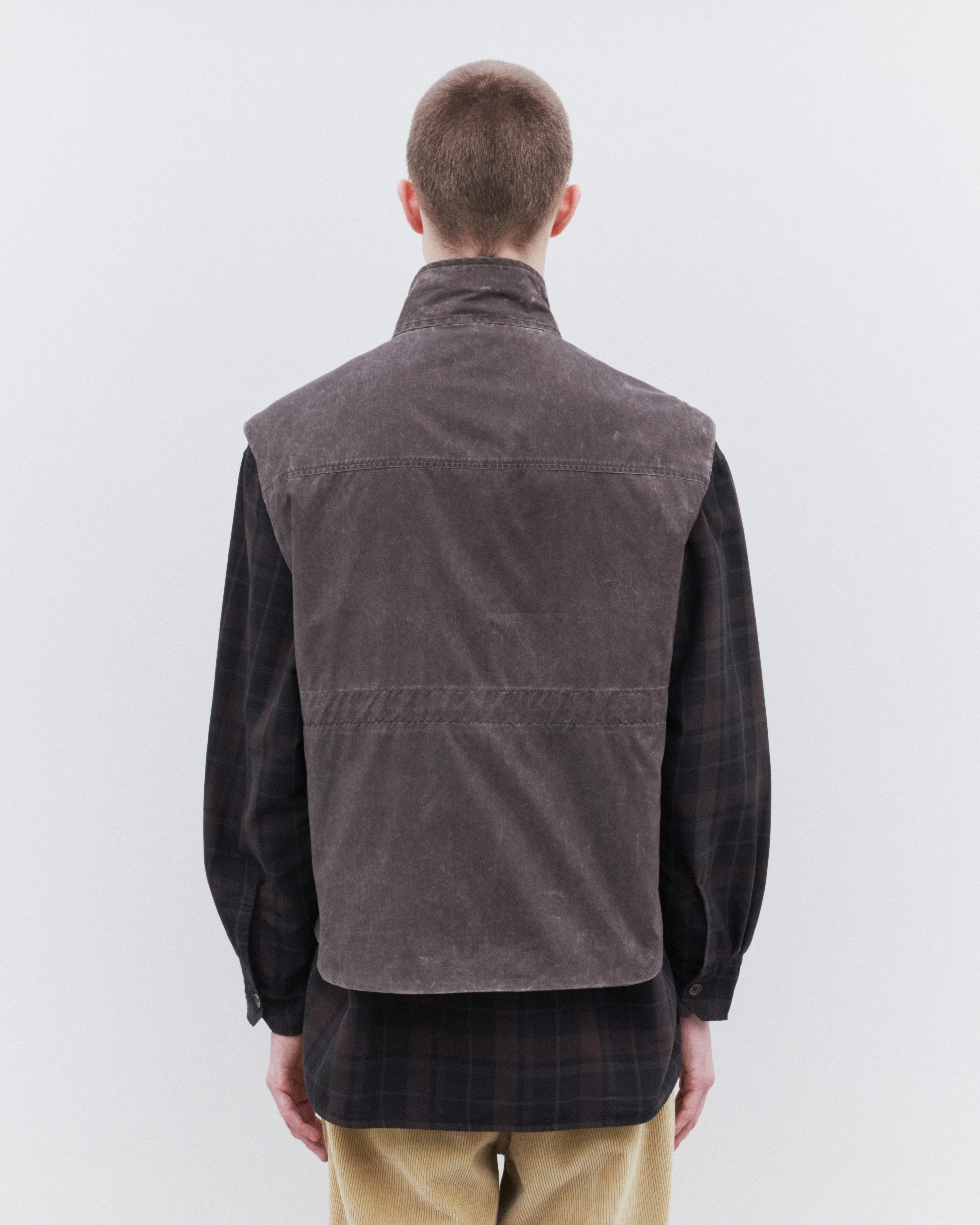 Our Legacy - Men’s Firm Vest - (Brown Wash Out Nylon) - Image 5