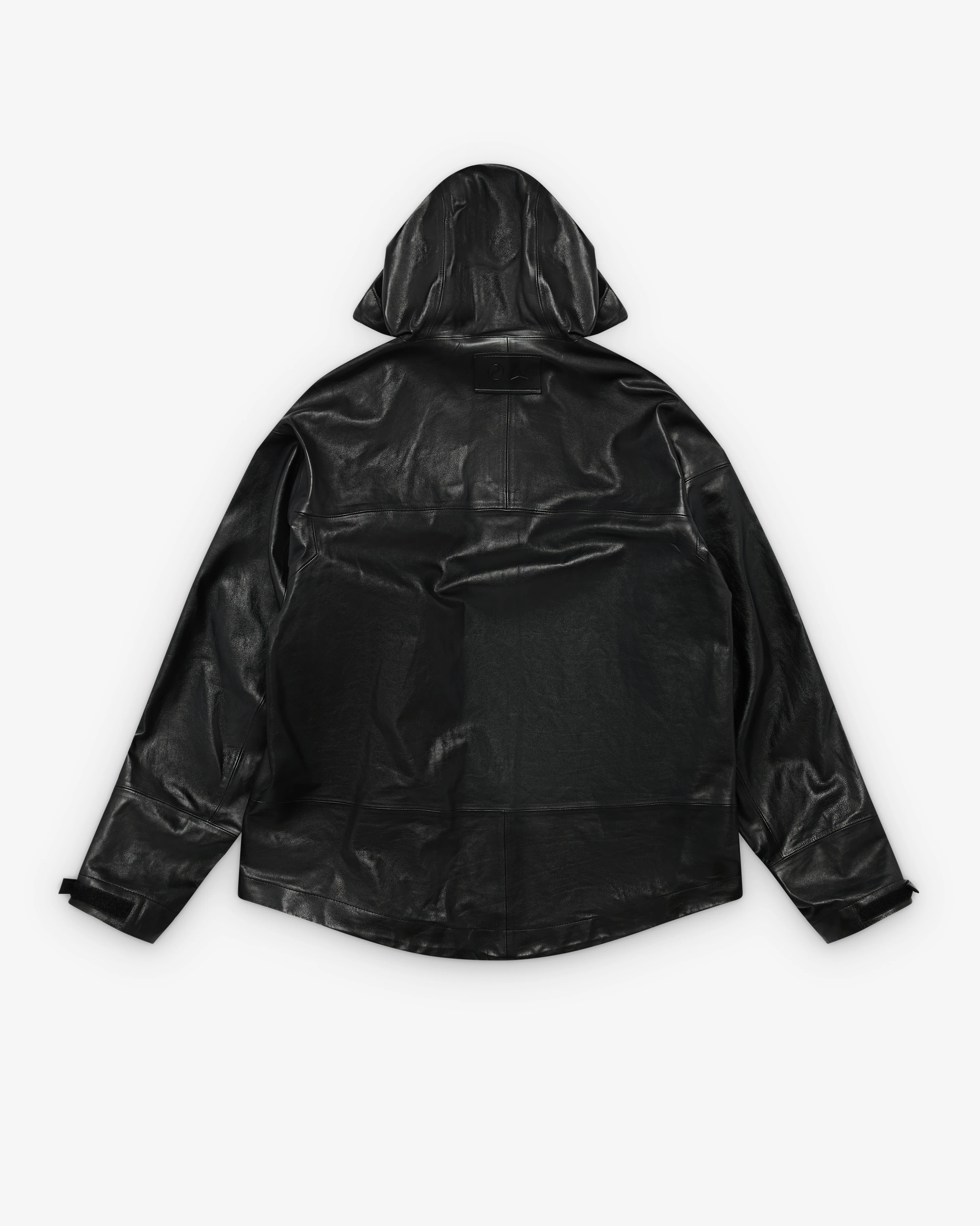 Our Legacy WORK SHOP - ROA Leather Shell Jacket - (Carbon) - Image 2