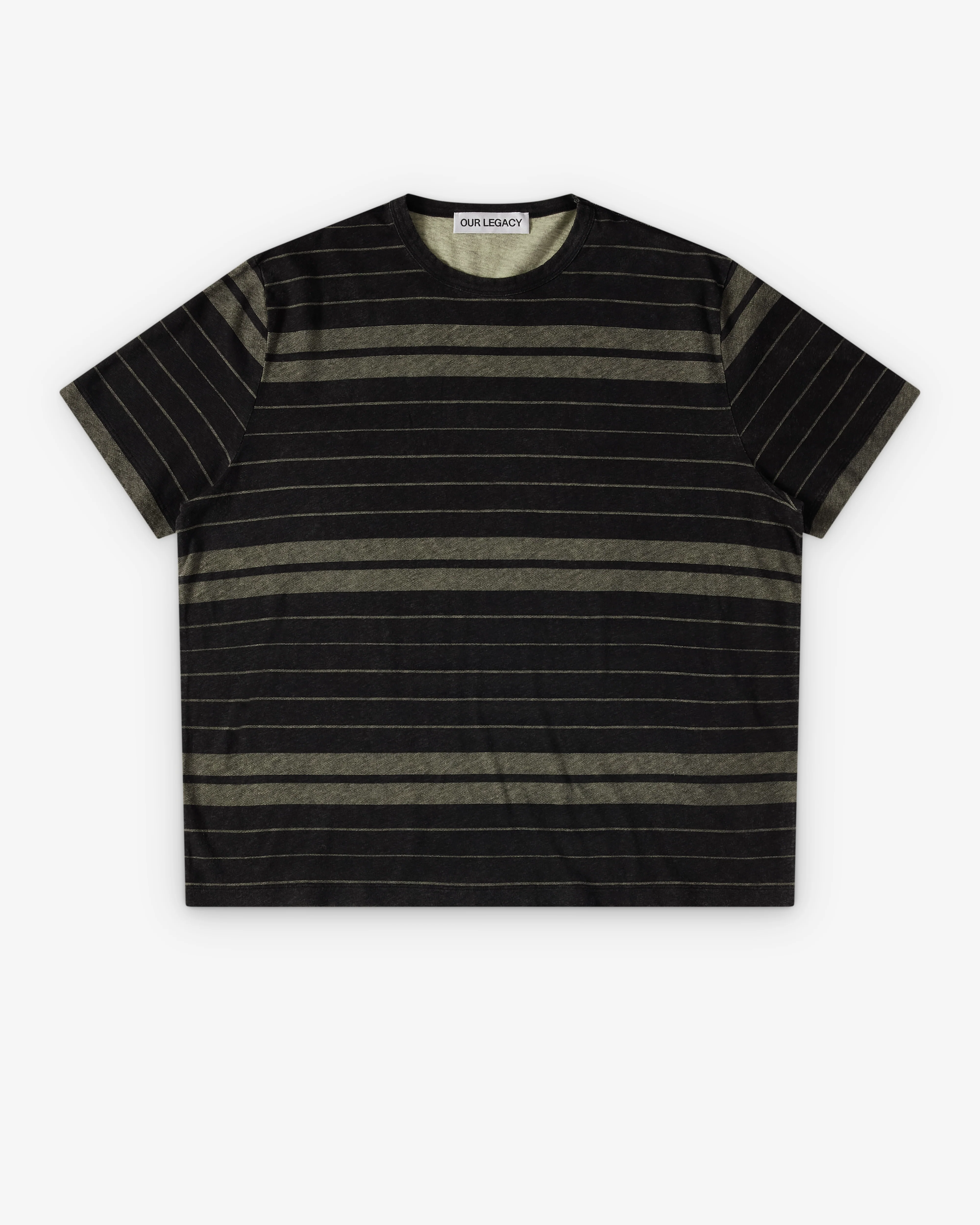 Our Legacy - Men's New Box T-Shirt - (Ziggy Stripe Ease Jersey)