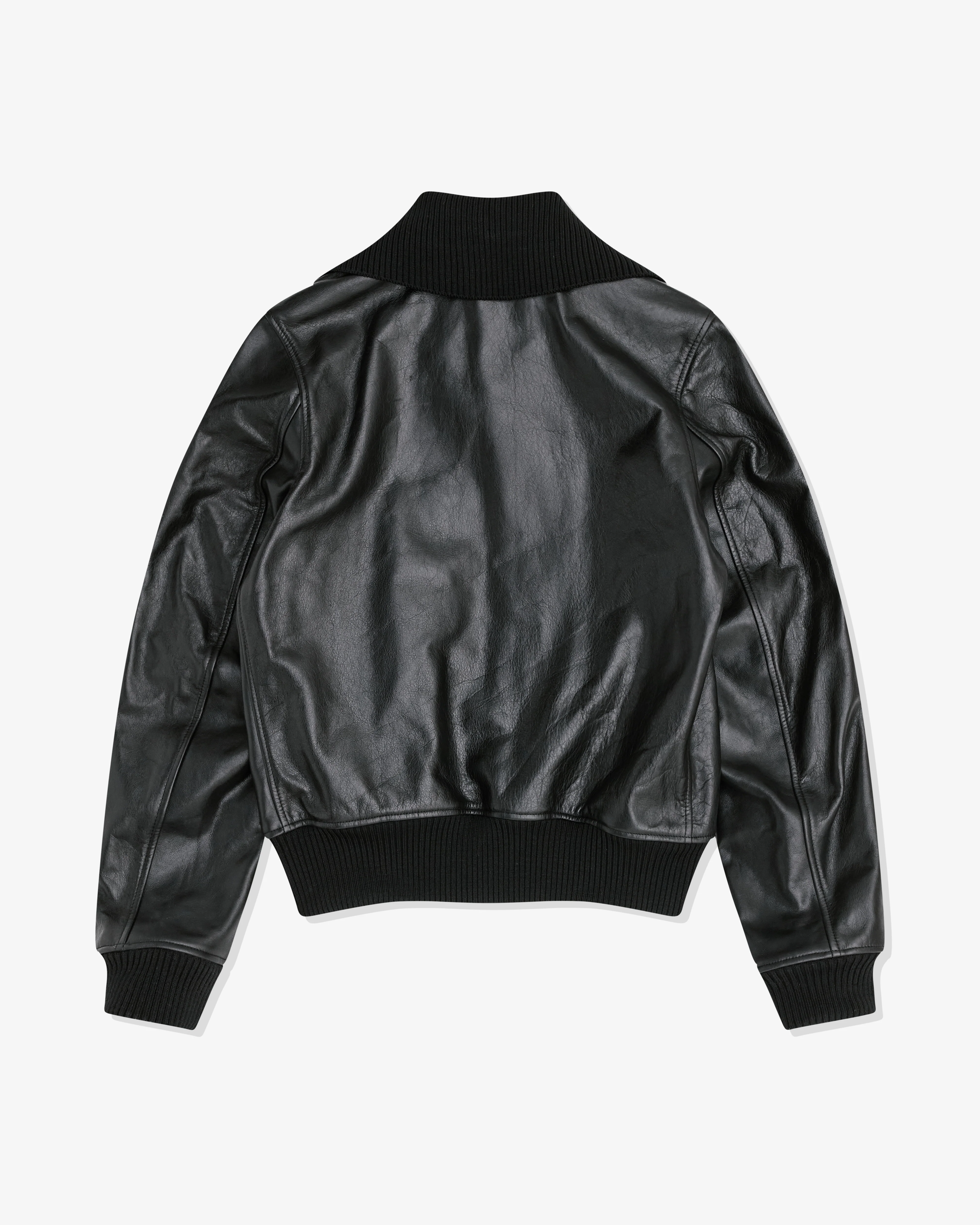 Our Legacy - Men’s Pharos Bomber - (Malleable Black Bull Hide) - Image 2