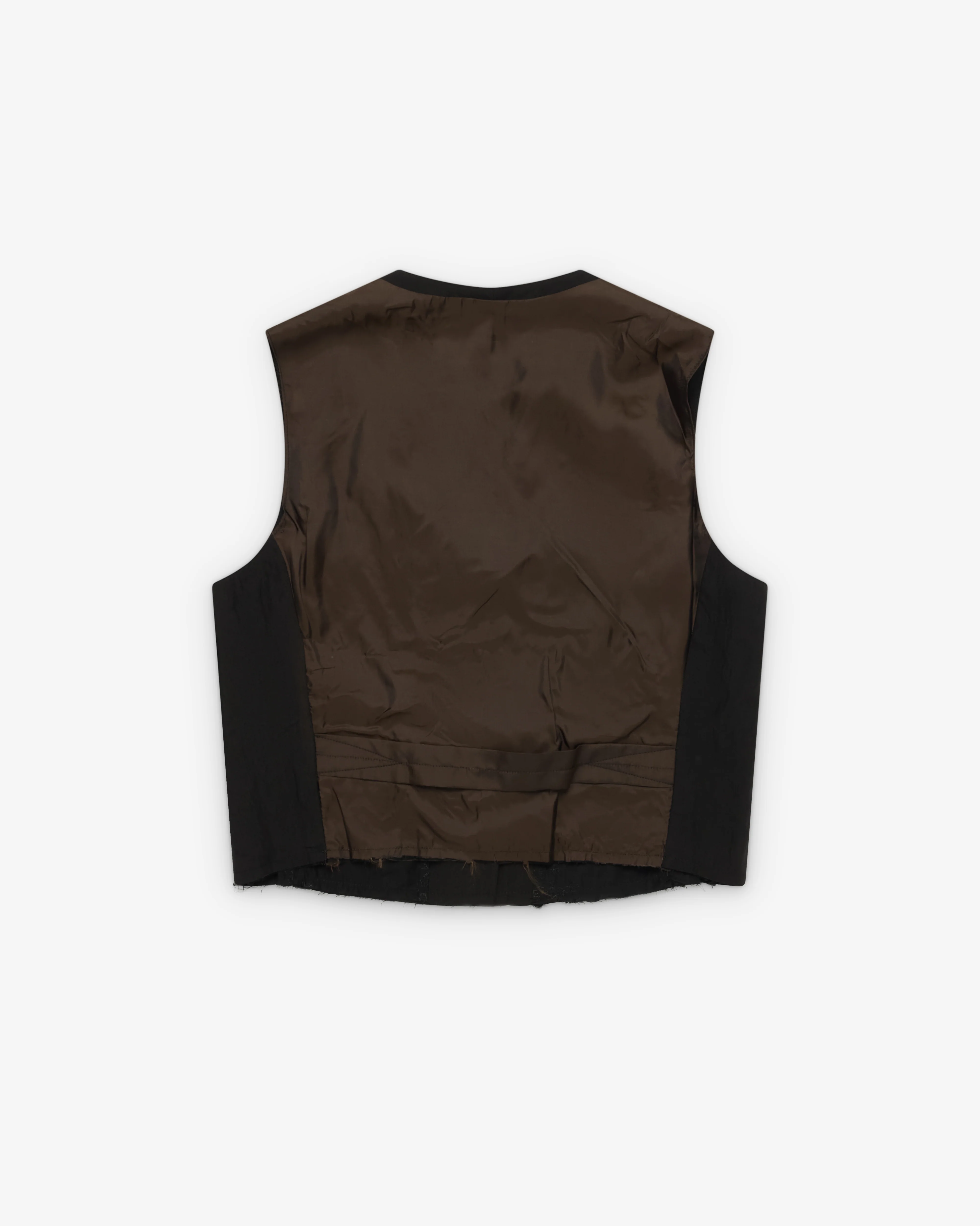 Our Legacy - Women's Base Waistcoat - (Soot Black Techflax) - Image 2