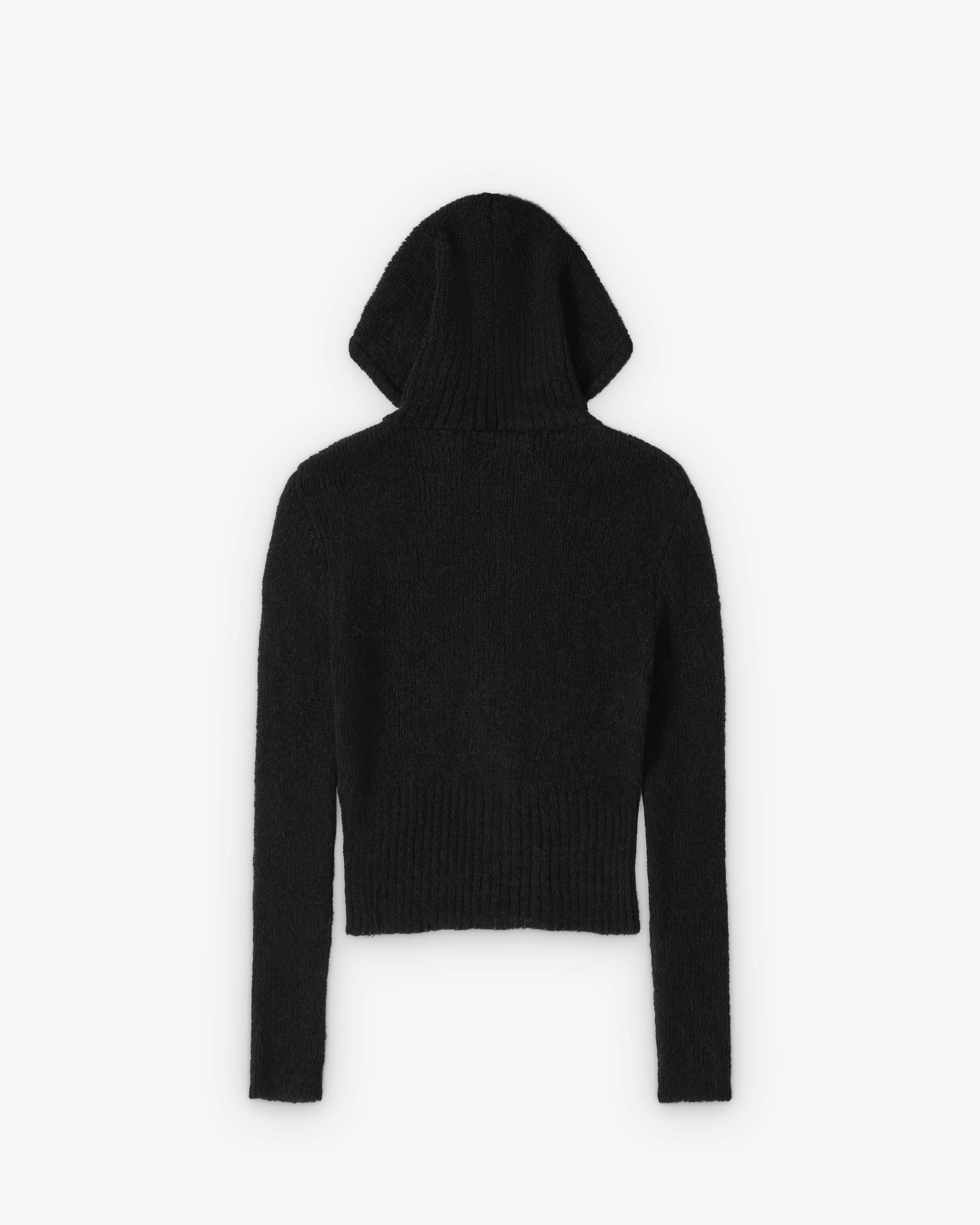 Our Legacy - Women's Compact Hood - (Black Fuzzy Alpaca) - Image 2