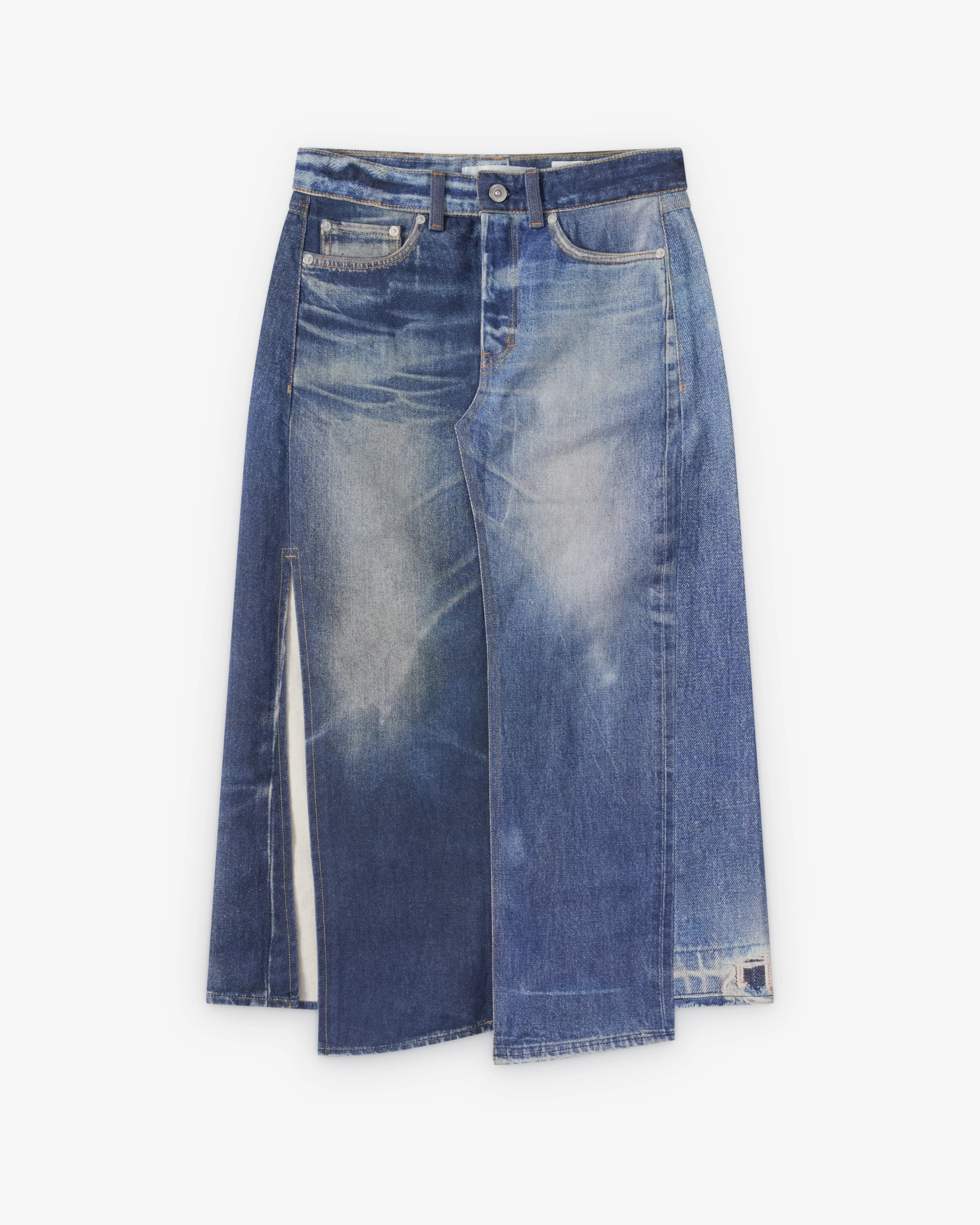 Our Legacy - Women's Craft Skirt - (Azure Print)