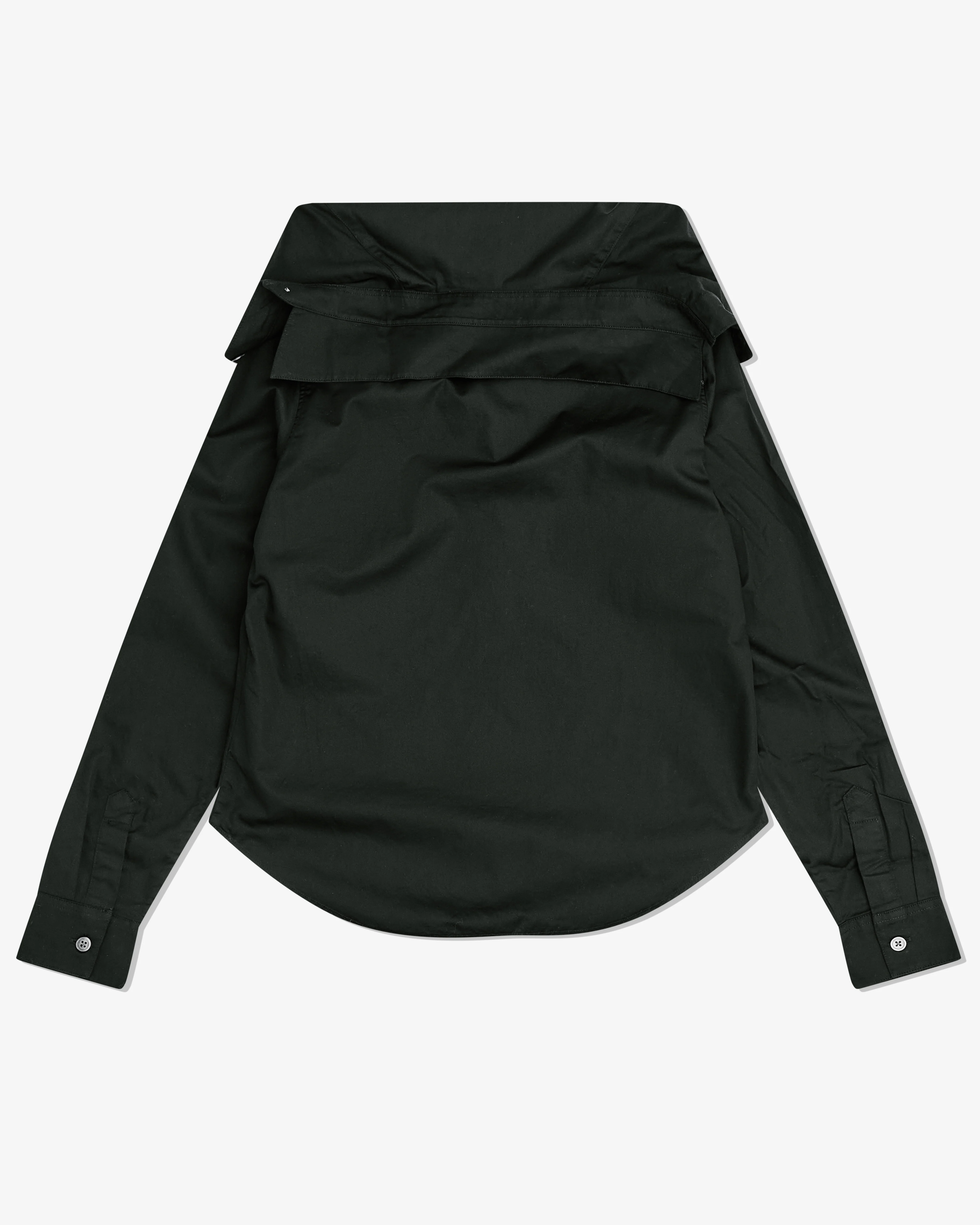 Our Legacy - Women’s Kaonashi Shirt - (Black Satin) - Image 2