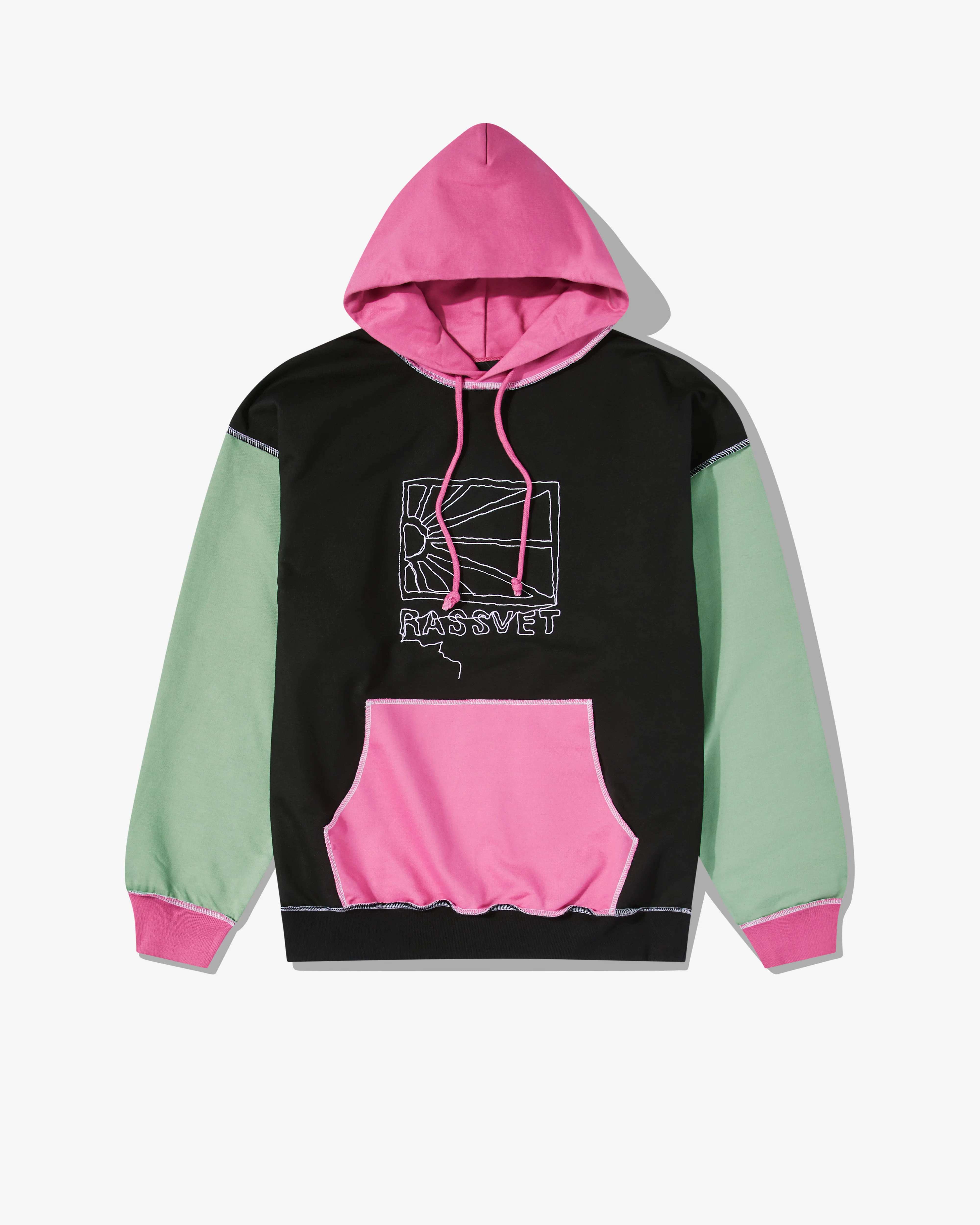 Rassvet - Men’s Mix Sweat Hoodie Knit - (Black)
