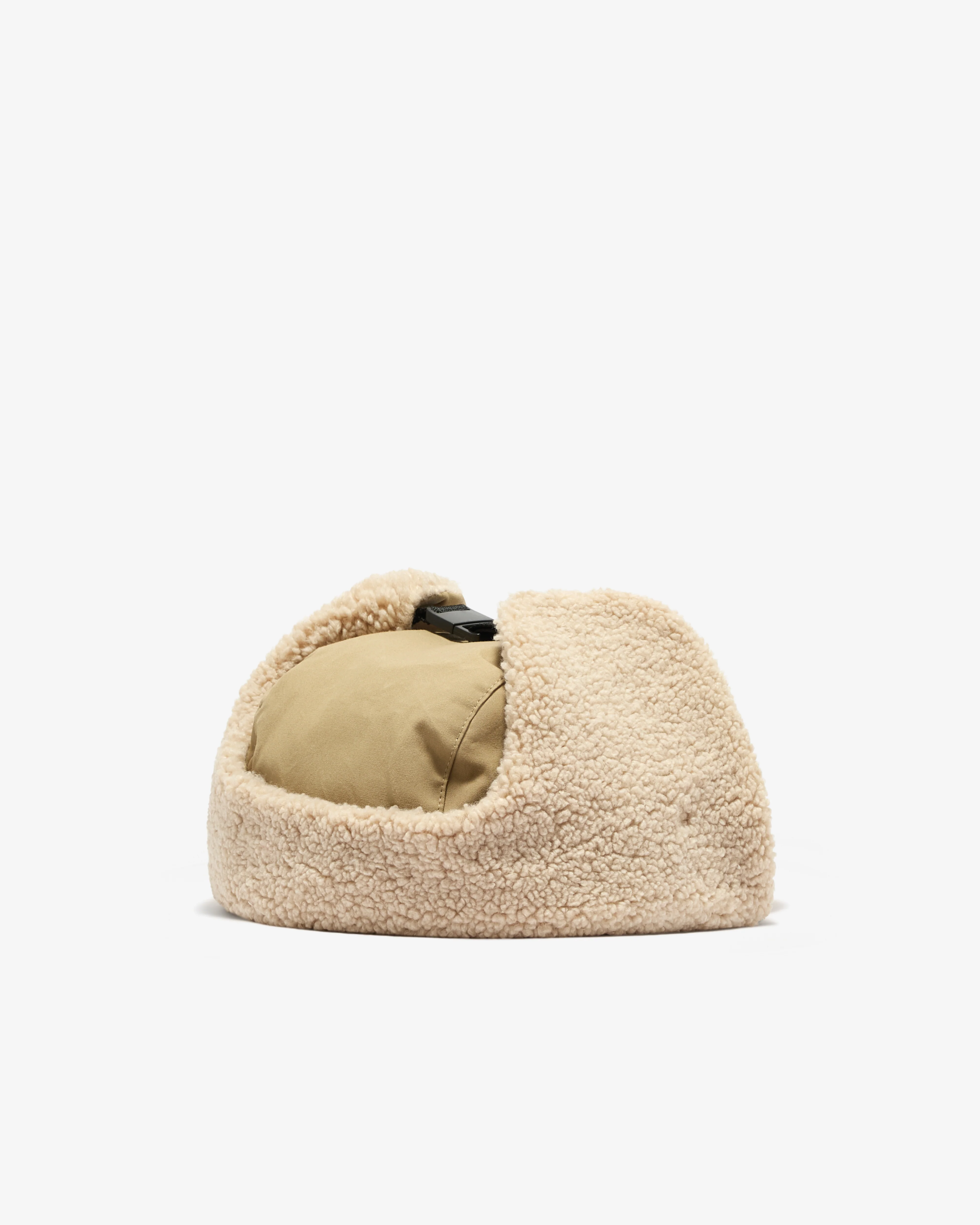 Rassvet - Waxed Cotton Trapper Hat - (Beige) - Image 3