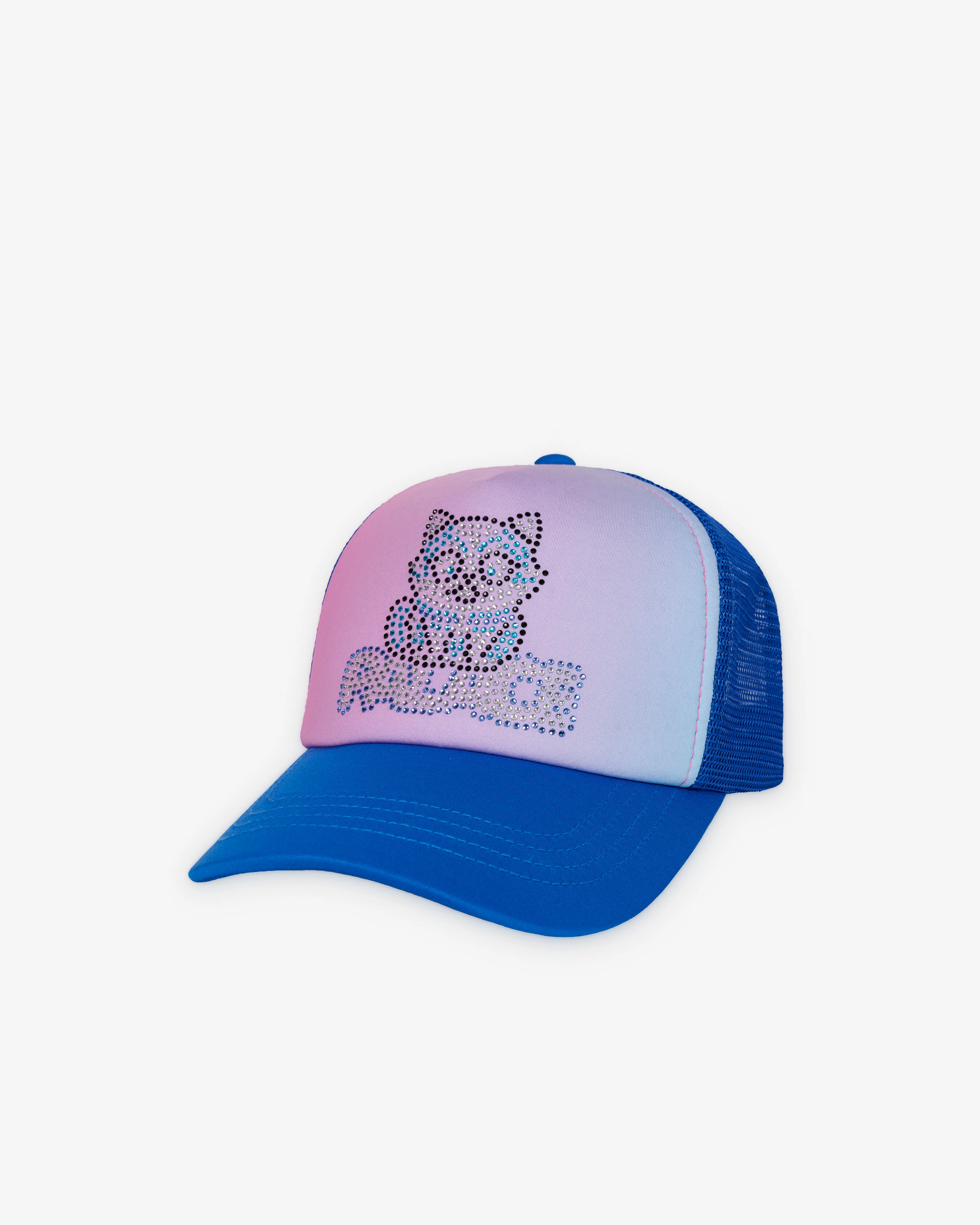 Palace - Kitty Rhinestone Trucker - (Blue)