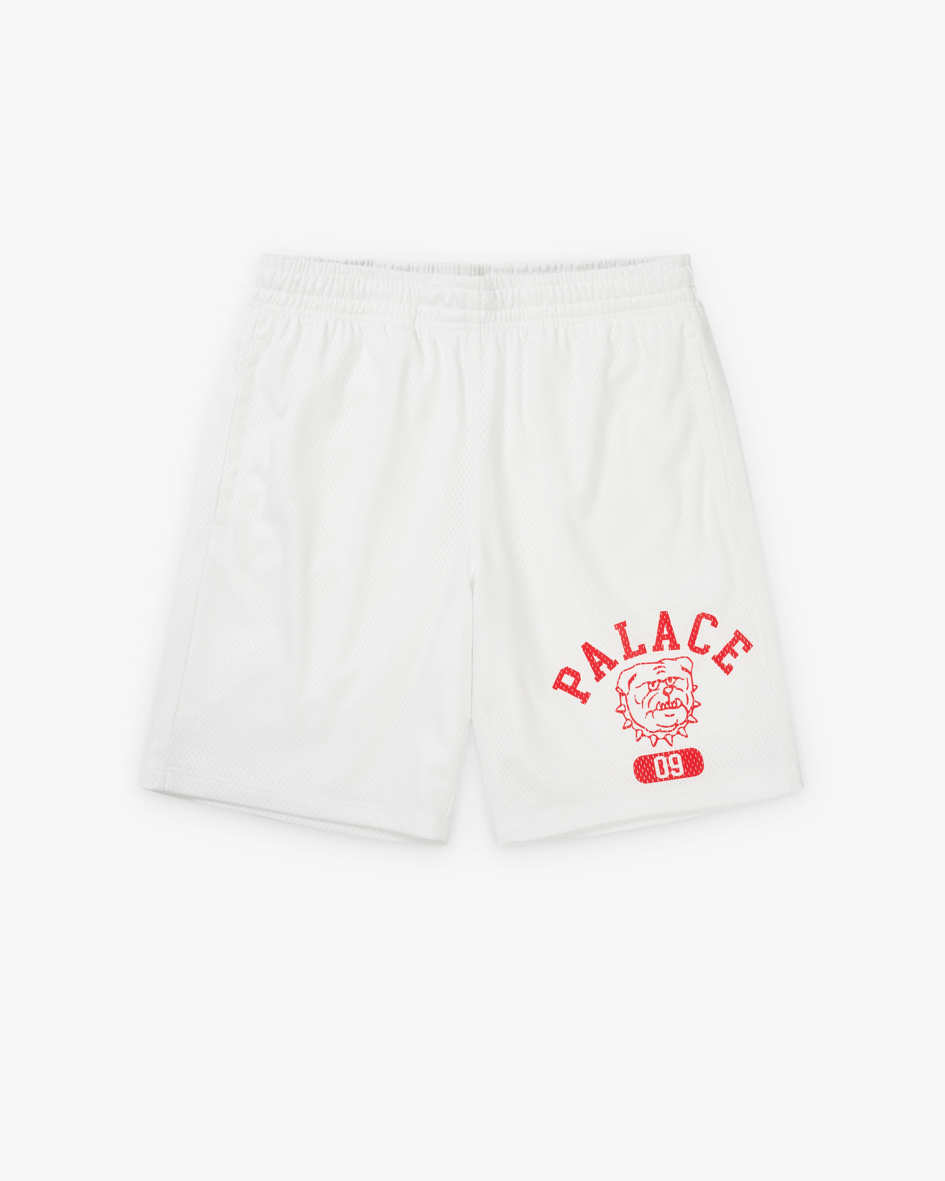 Palace - Men's Bulldog Mesh Short - (White)