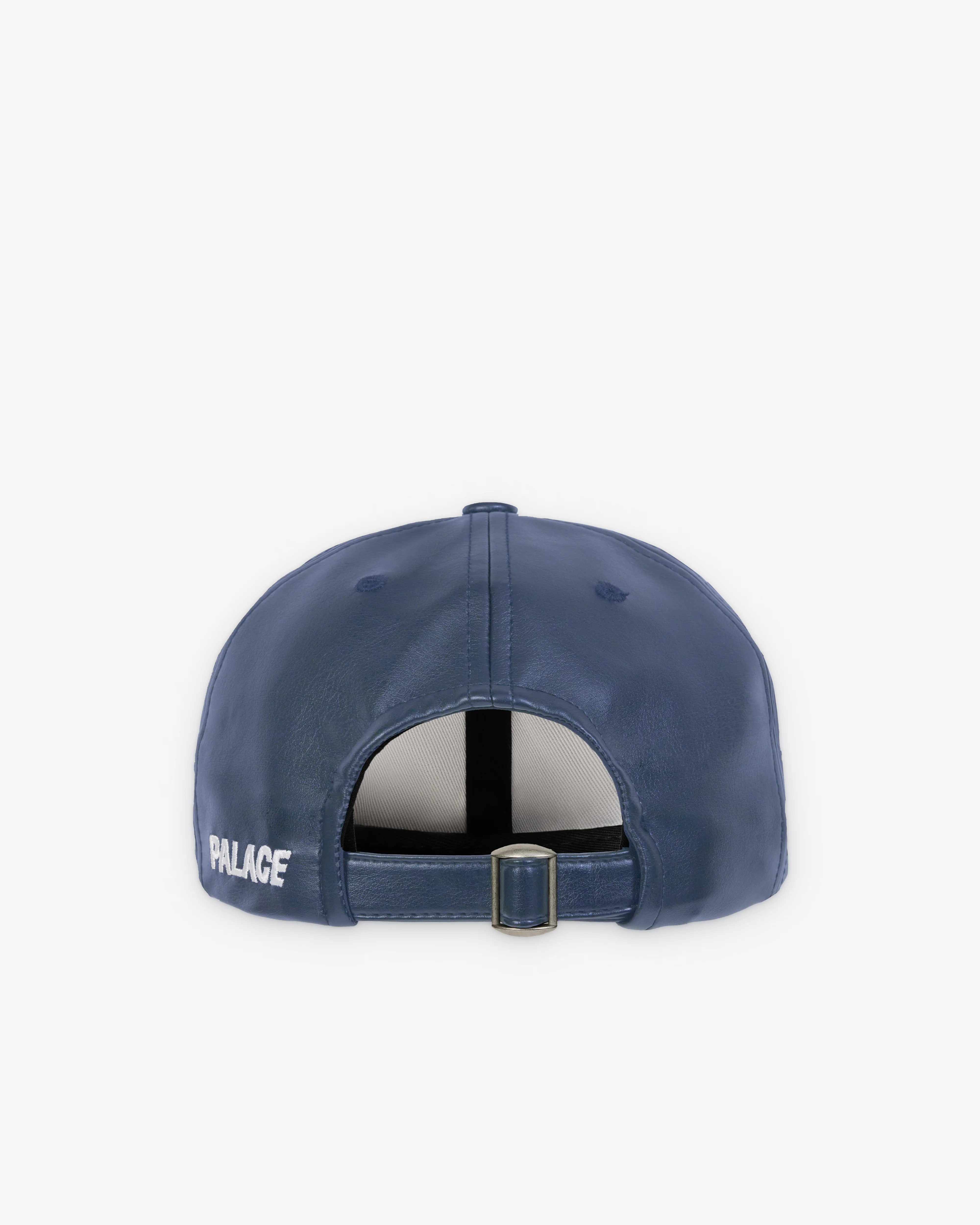 Palace - Men's Faux Leather P 6-Panel - (Navy) - Image 3