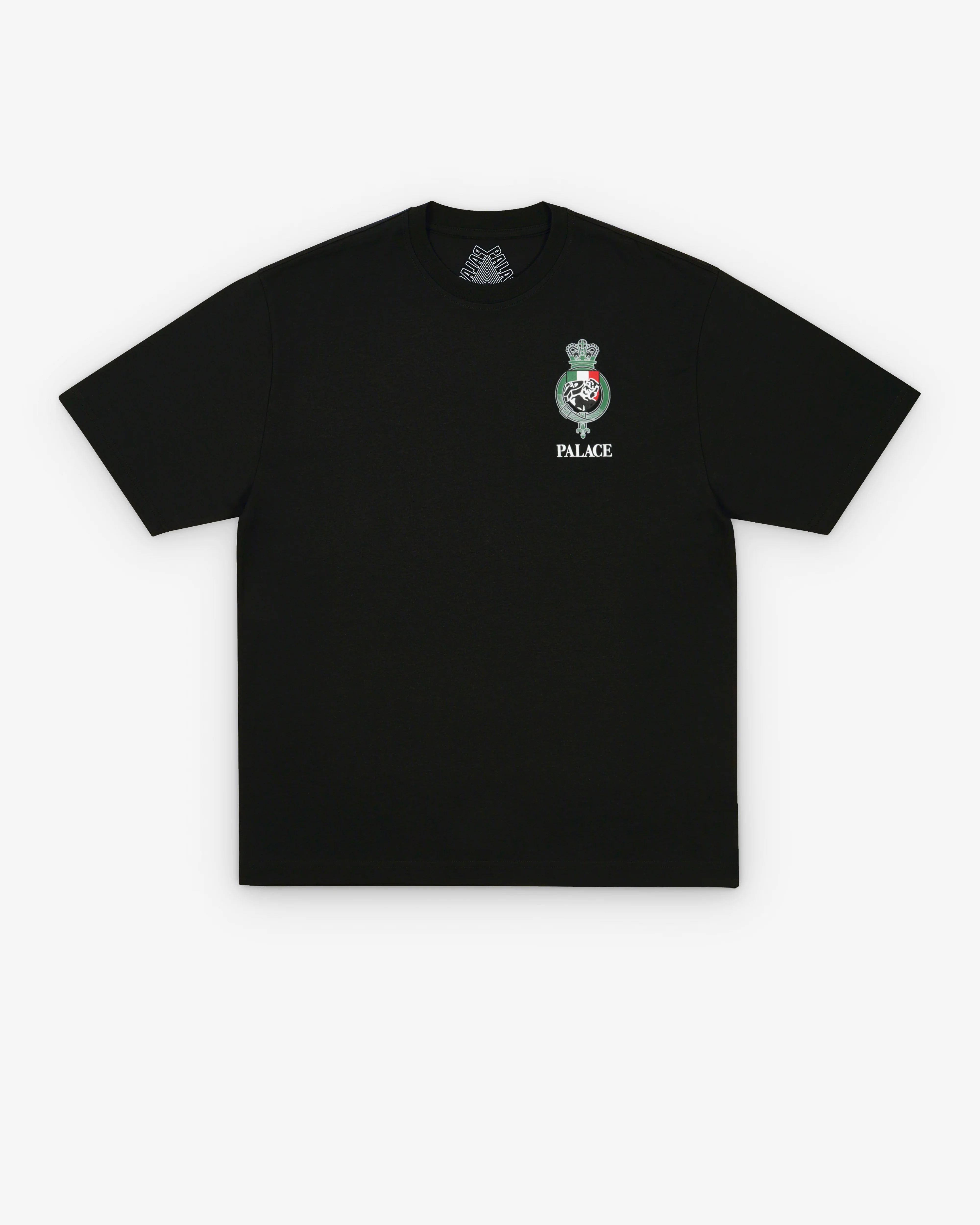 Palace - Men's Heavy Crest T-Shirt - (Black) - Image 2