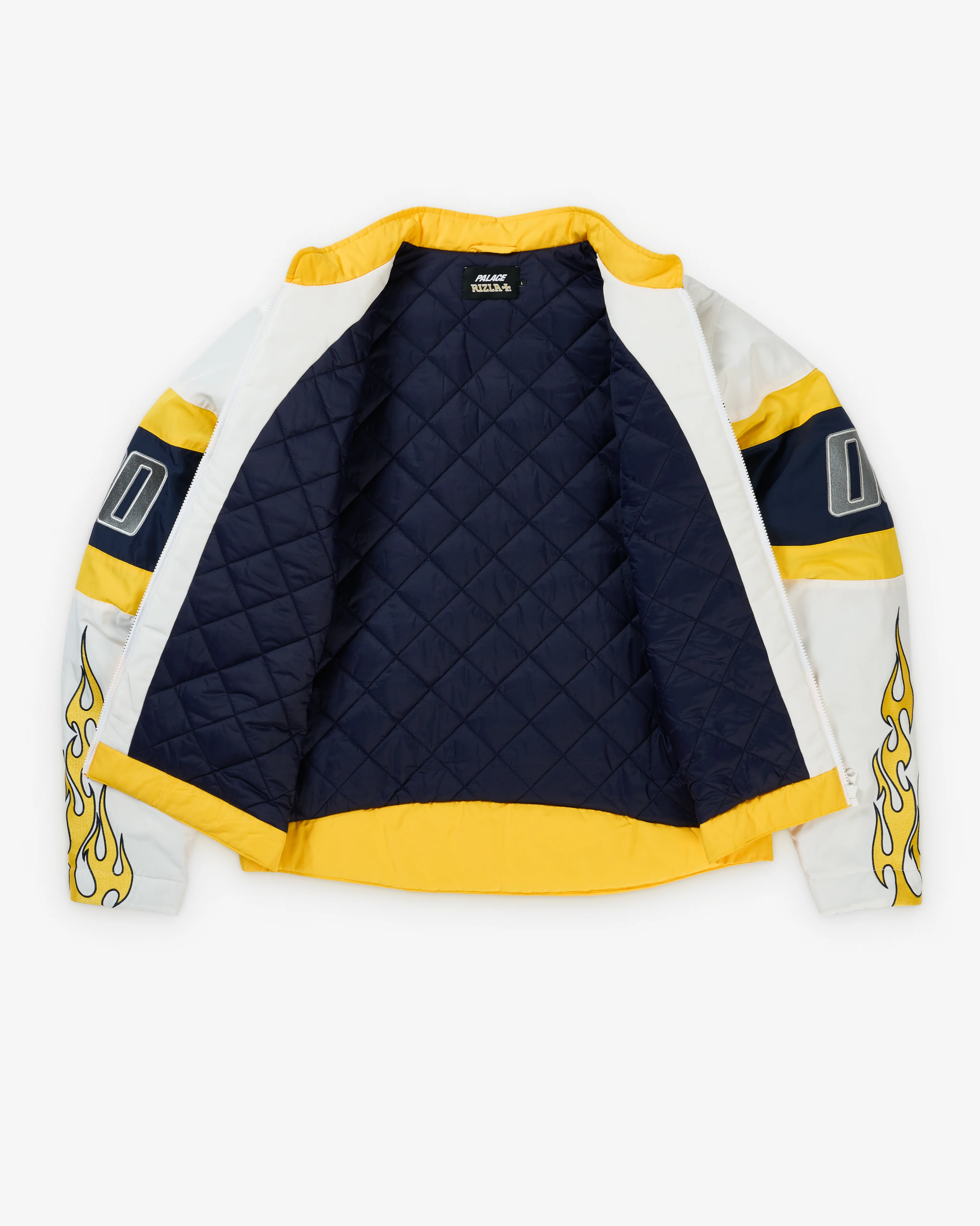 Palace - Men's Palace Rizla Race Jacket - (White) - Image 2