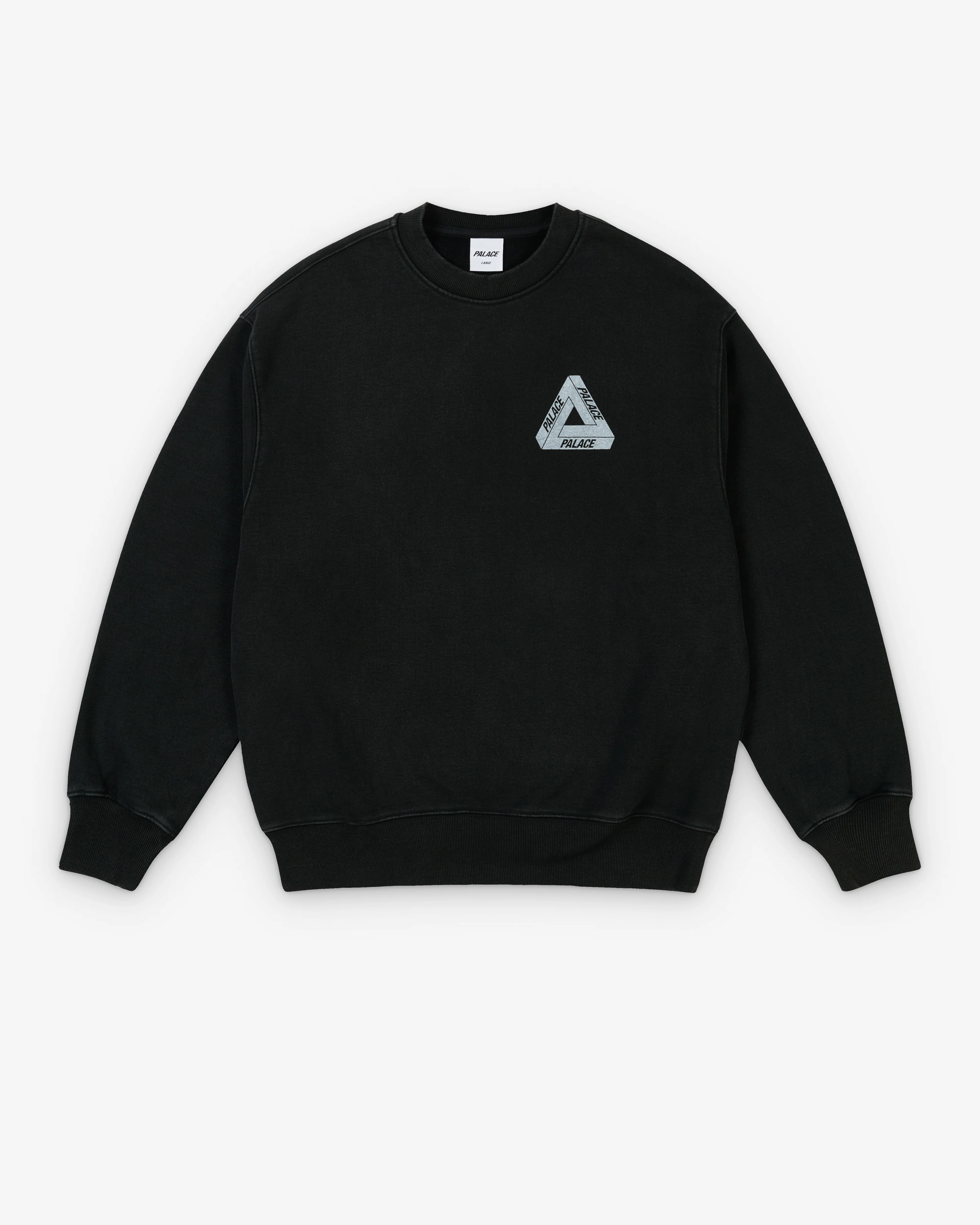 Palace - Men's Pigment Tri Crew - (Black) - Image 2