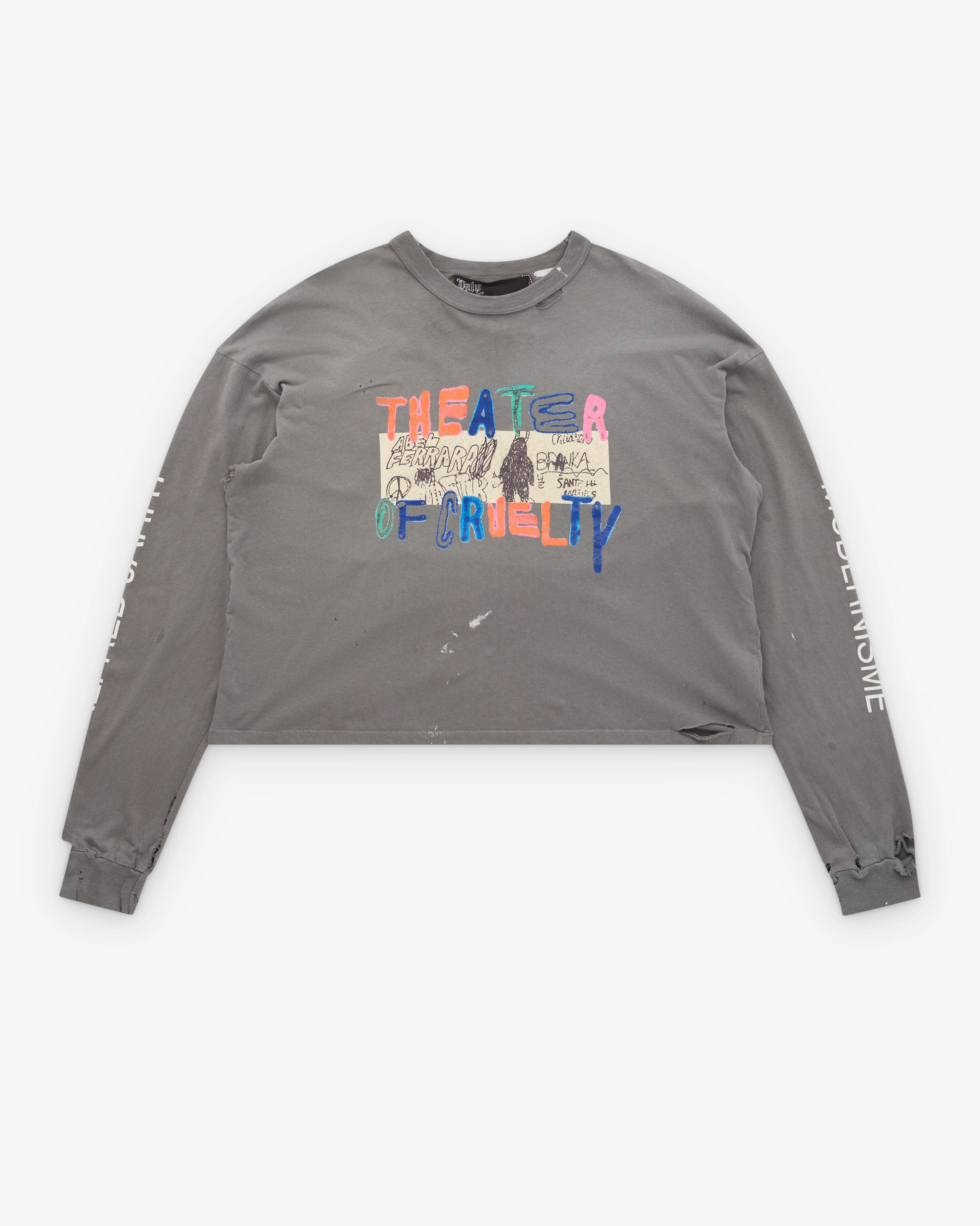 Paly - Theater Of Cruelty Long Sleeve T-Shirt - (Vintage Black)