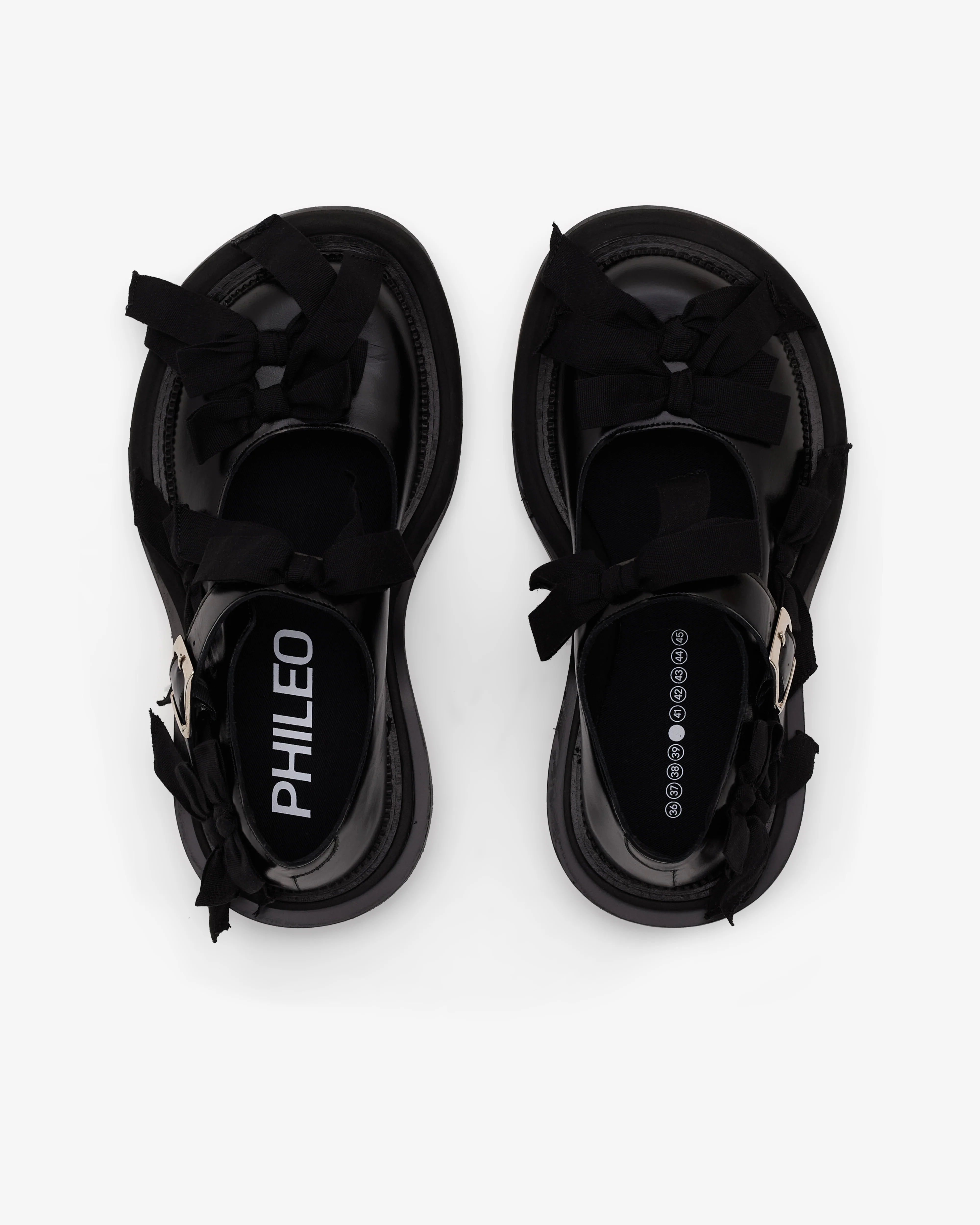 Phileo -  074 Mary Jane Super - (Black) - Image 6