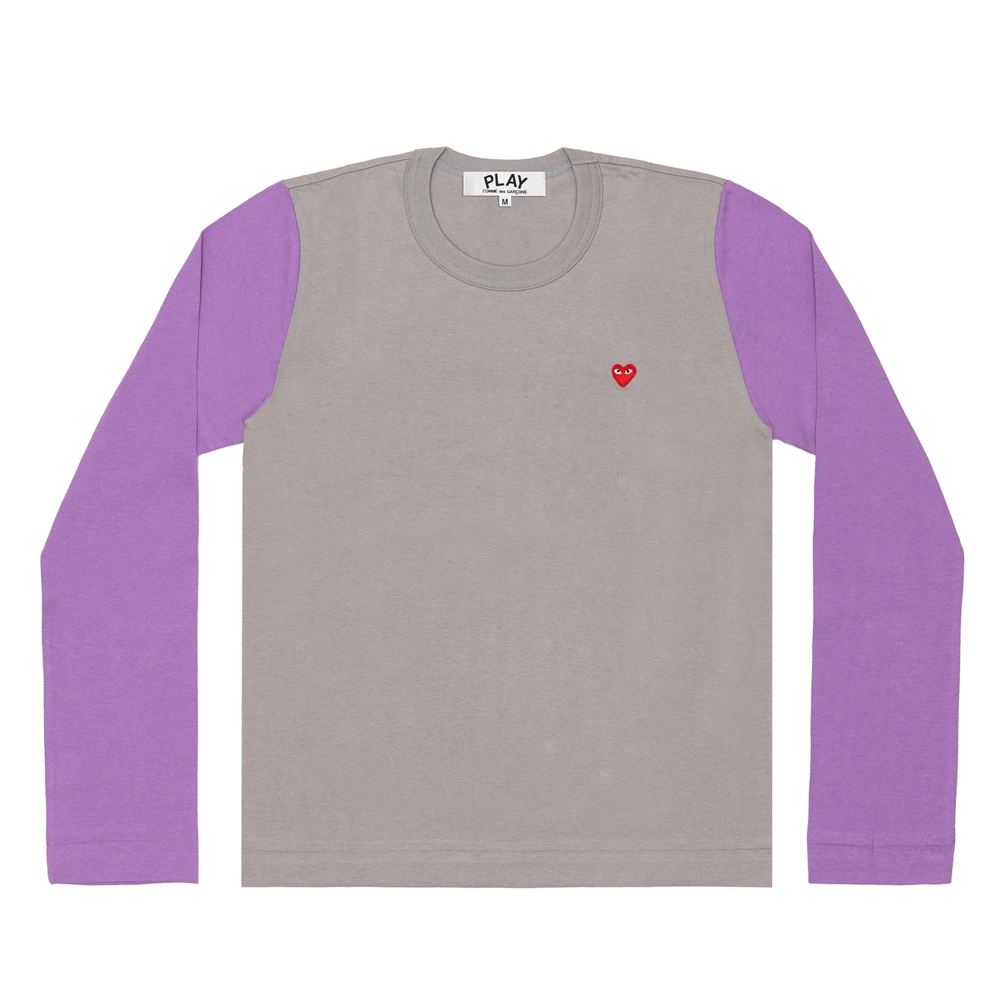 Play - Bi-Colour T-Shirt - (Grey/Purple)