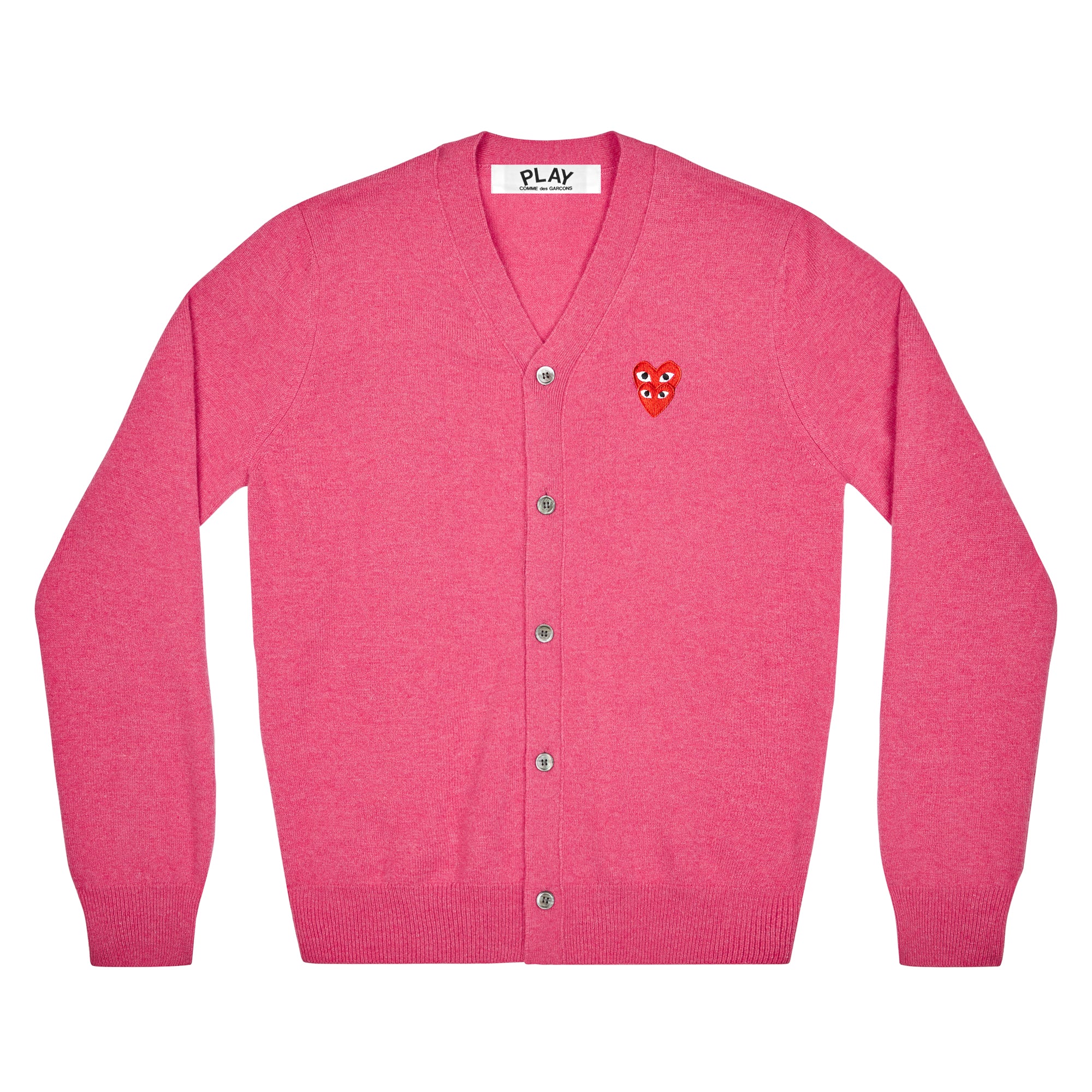 Play - Double Eye Men’s Cardigan - (Pink)