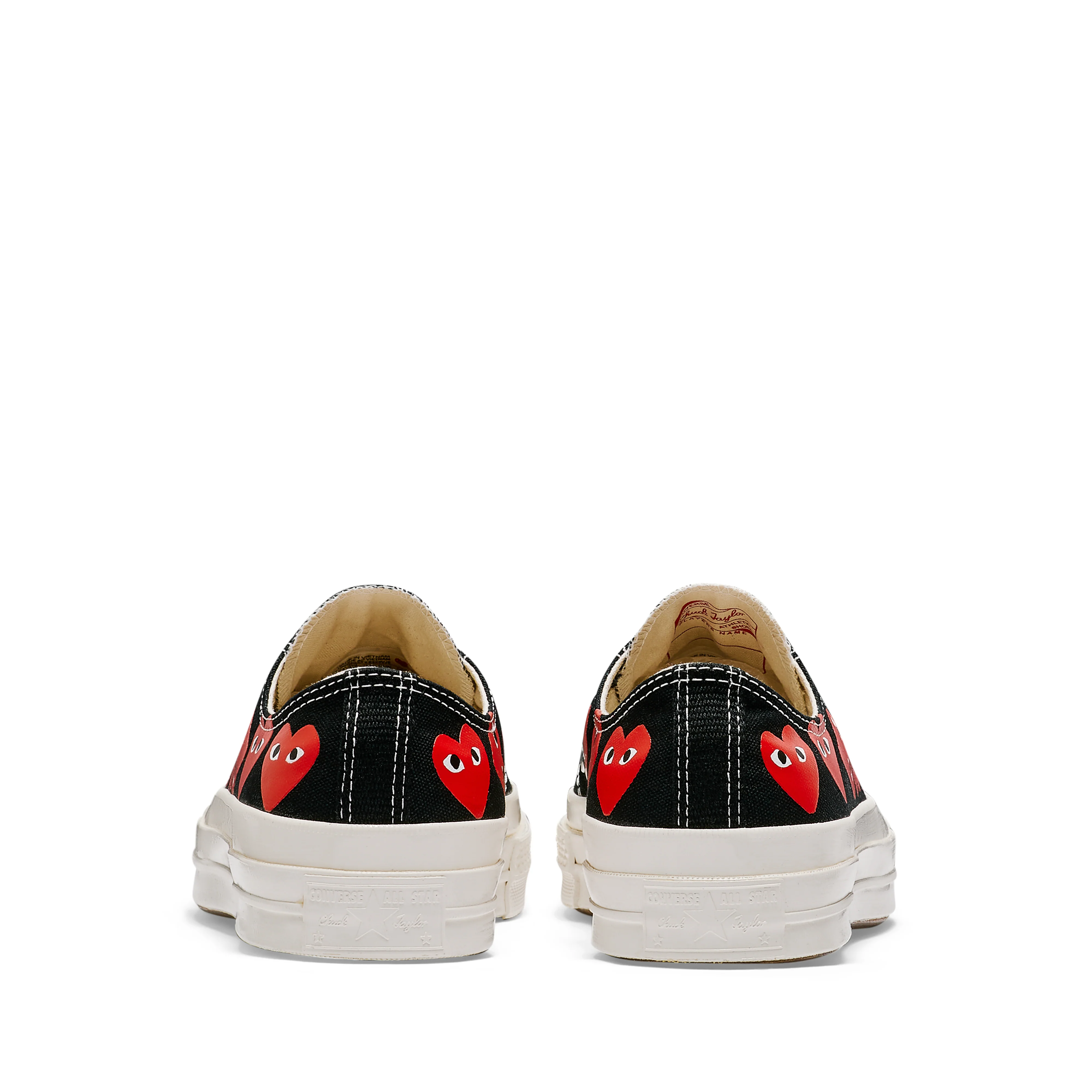 Play Converse - Multi Red Heart Chuck Taylor All Star '70 Low Sneakers - (Black) - Image 4