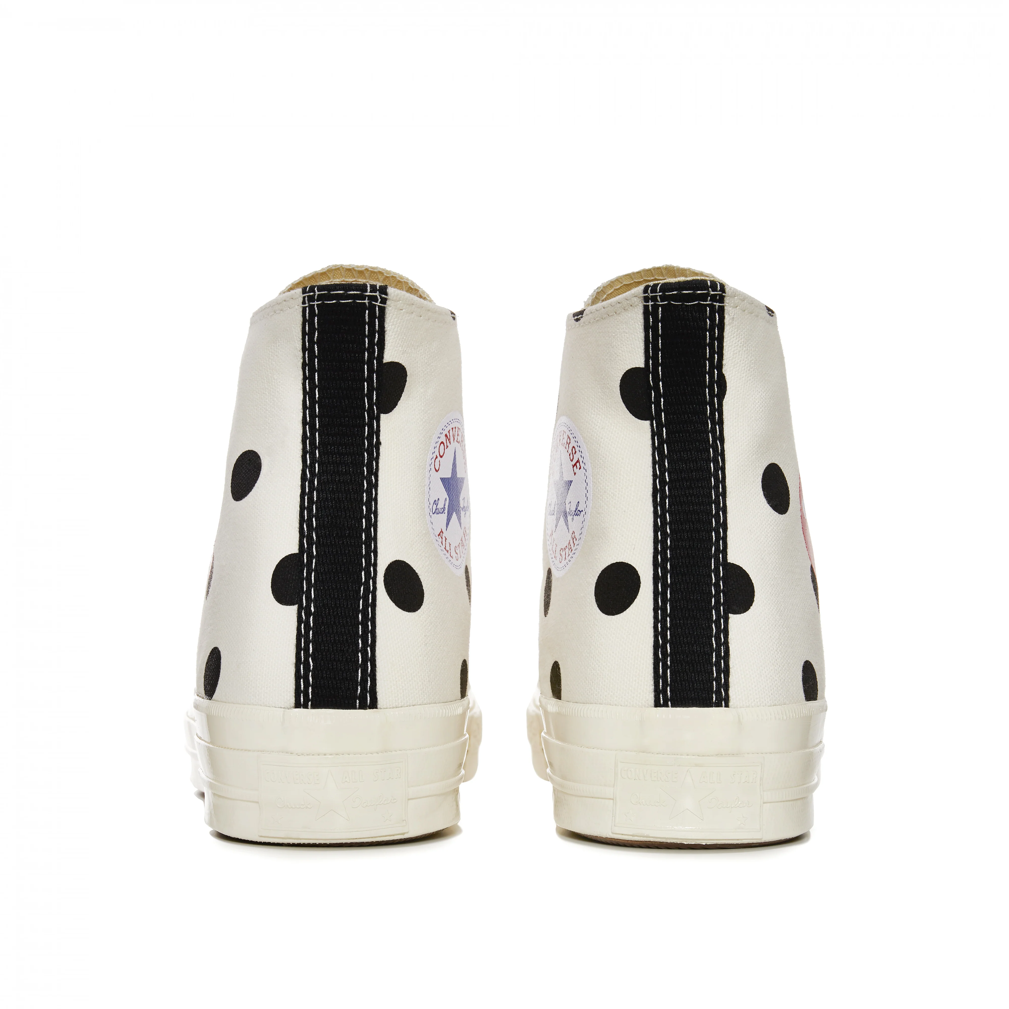 Play Converse - Polka Dot Red Heart Chuck Taylor All Star ’70 High Sneakers - (White) - Image 3