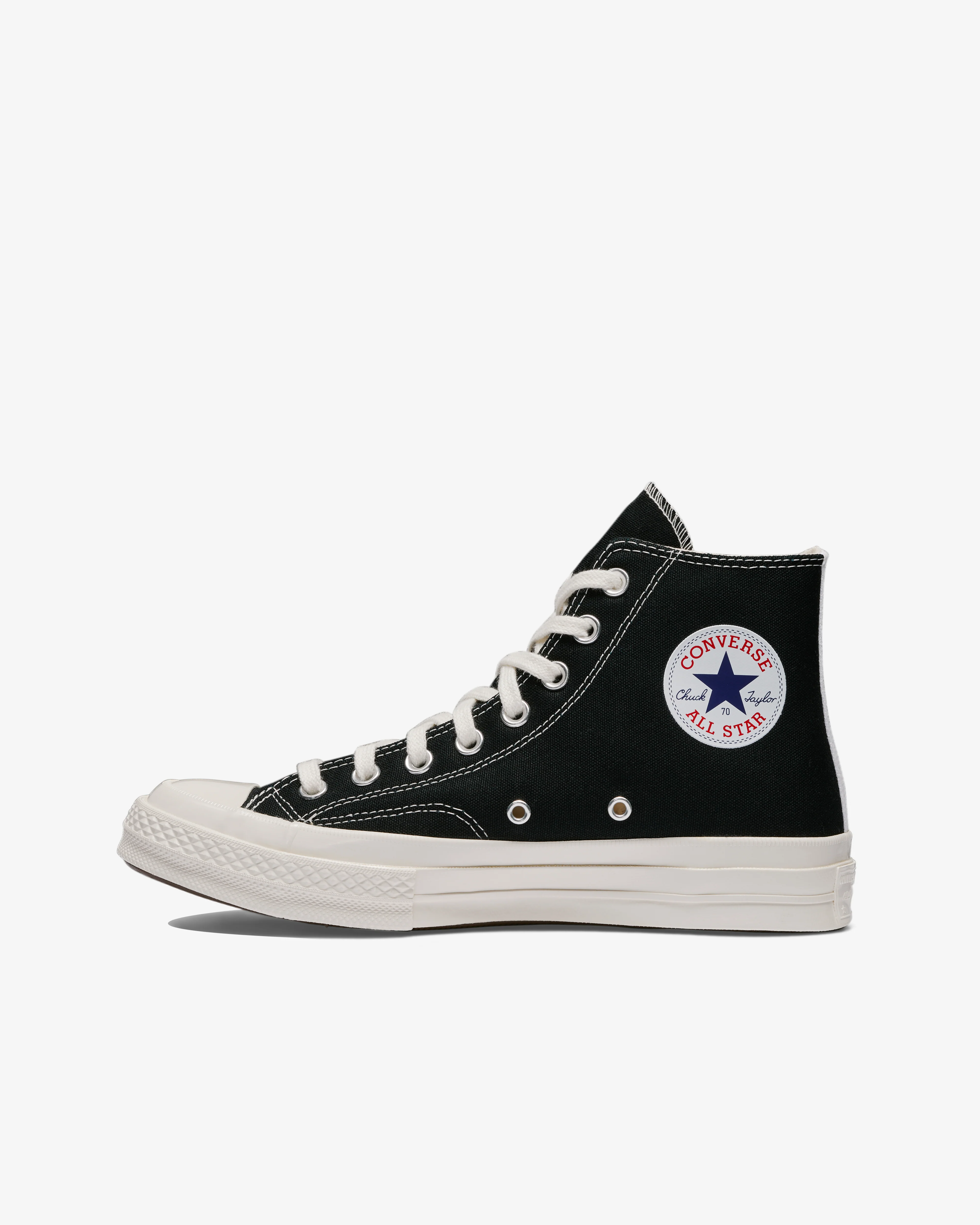 Play Converse - Small Red Heart All Star '70 High Sneakers - (Black) - Image 3