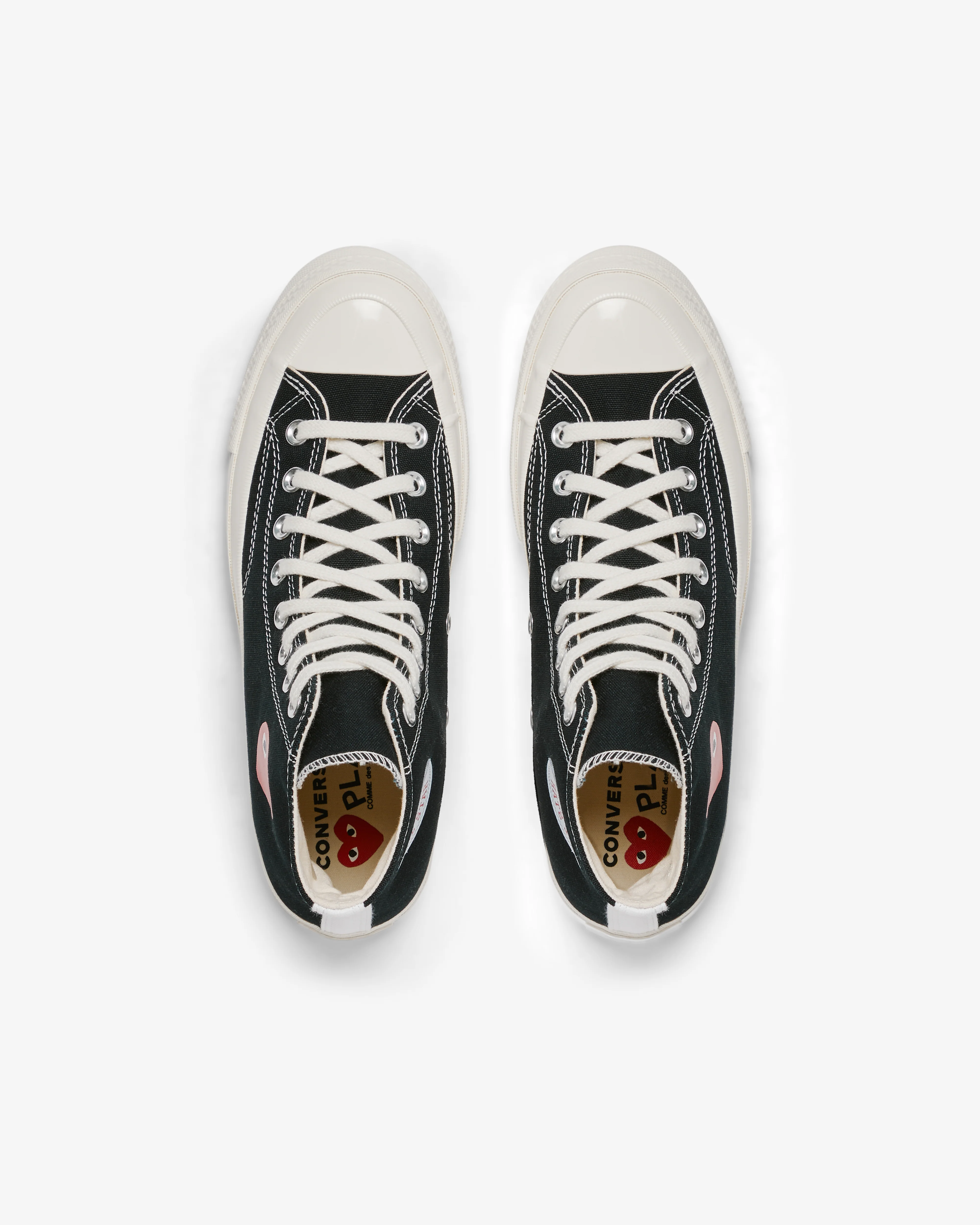 Play Converse - Small Red Heart All Star '70 High Sneakers - (Black) - Image 6
