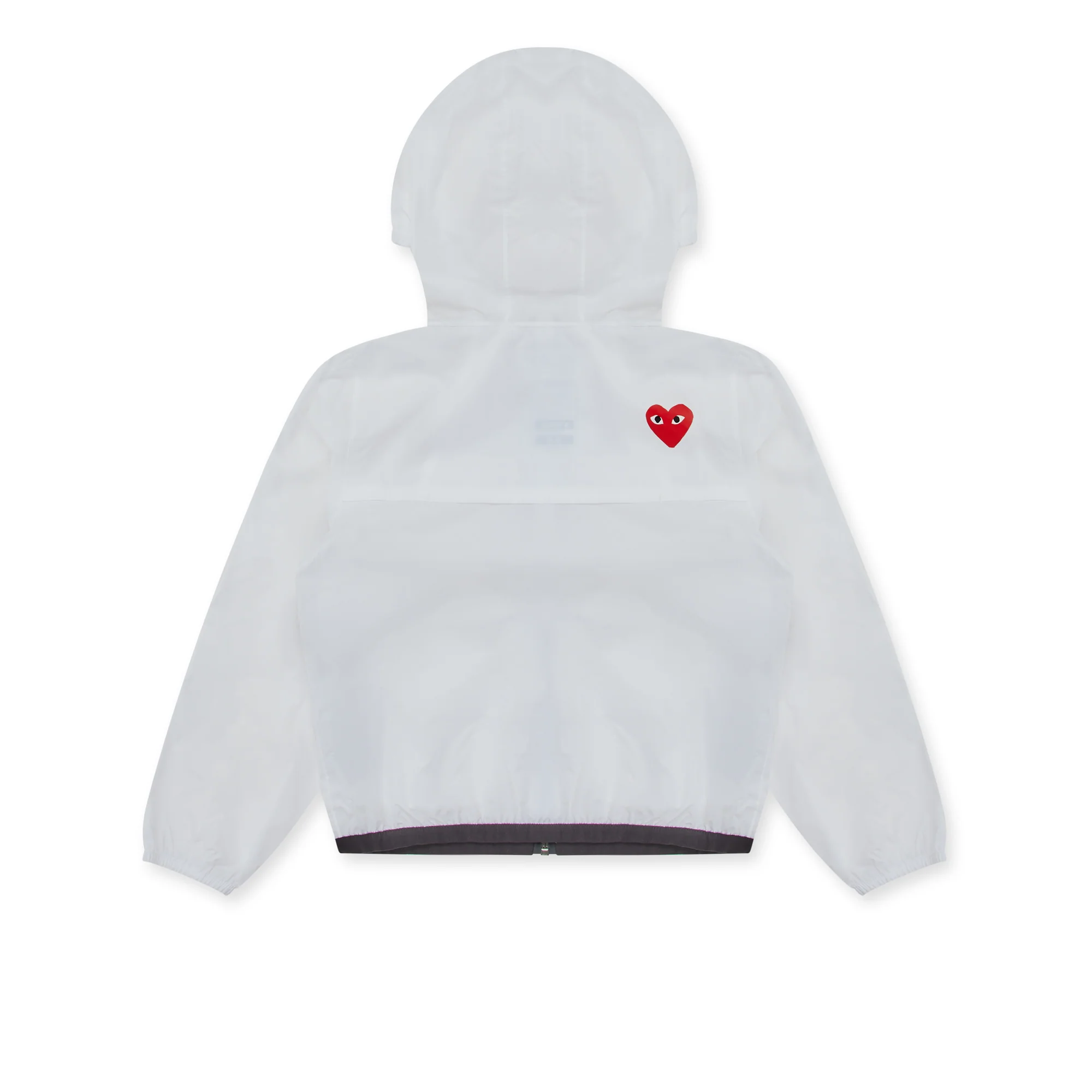 Play - Kids K-Way Zip Jacket - (White) - Image 2