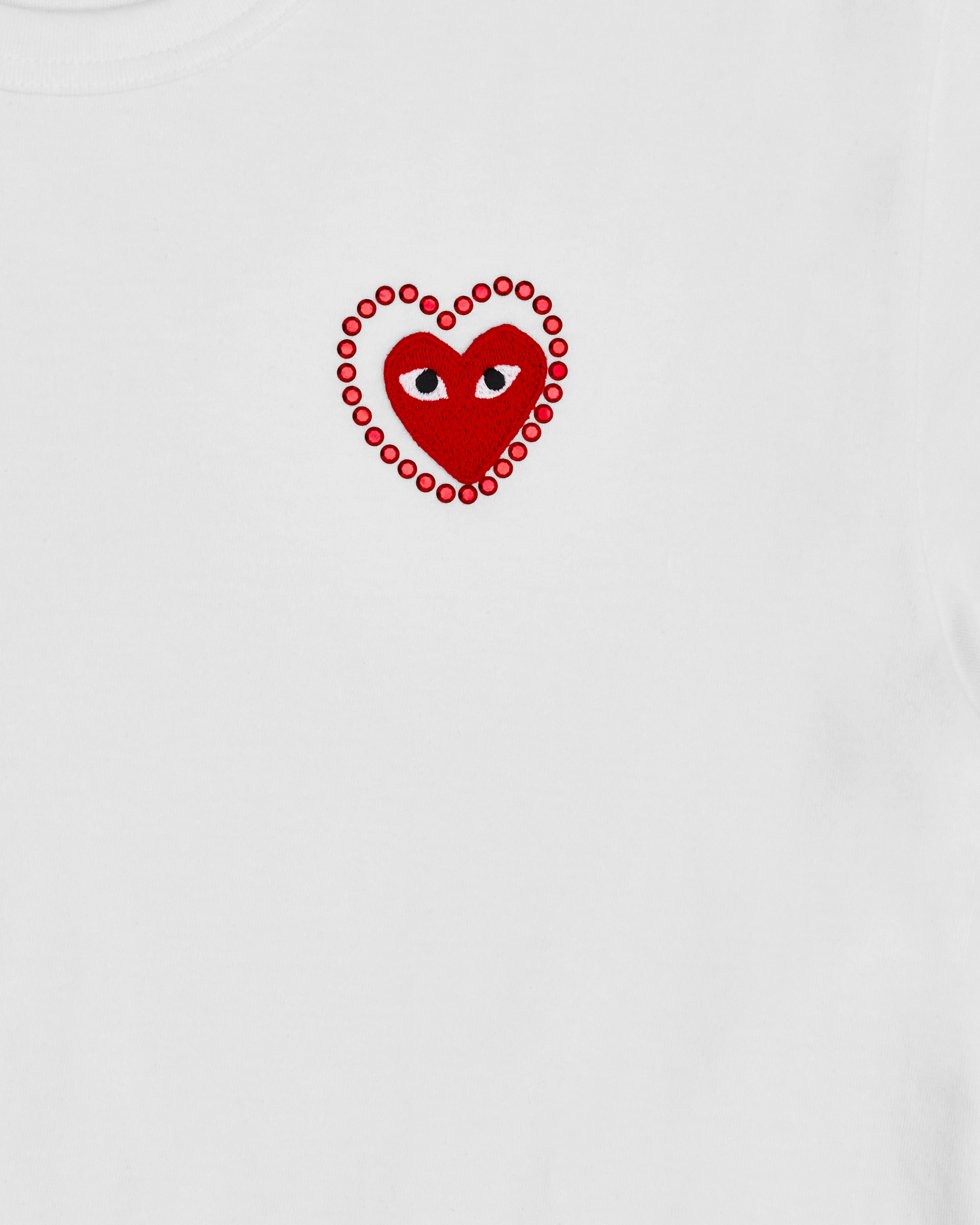 Play - Metalstone Heart T-Shirt - (White/Red) - Image 2