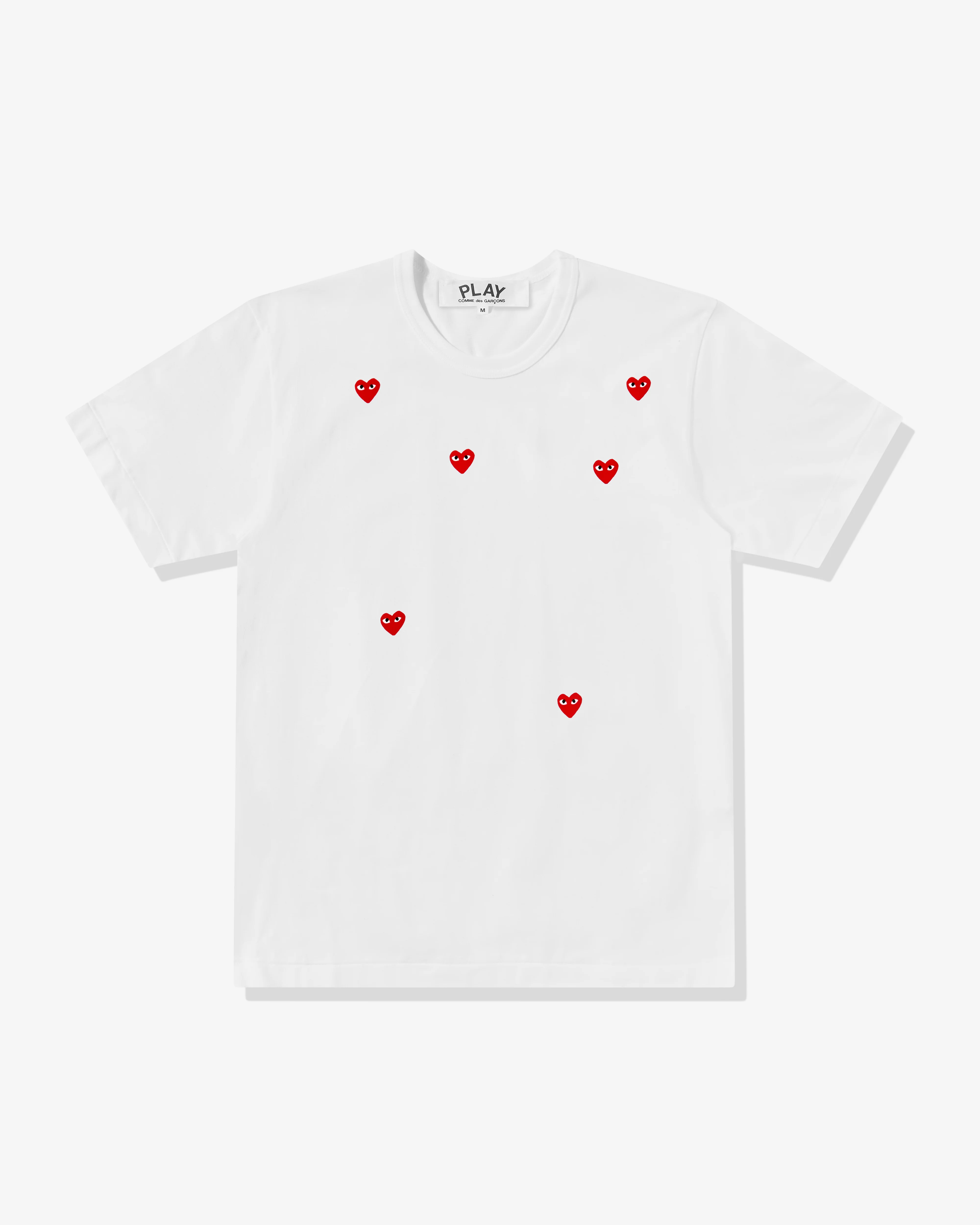 Play - Multi Red Heart Logo T-Shirt - (White)