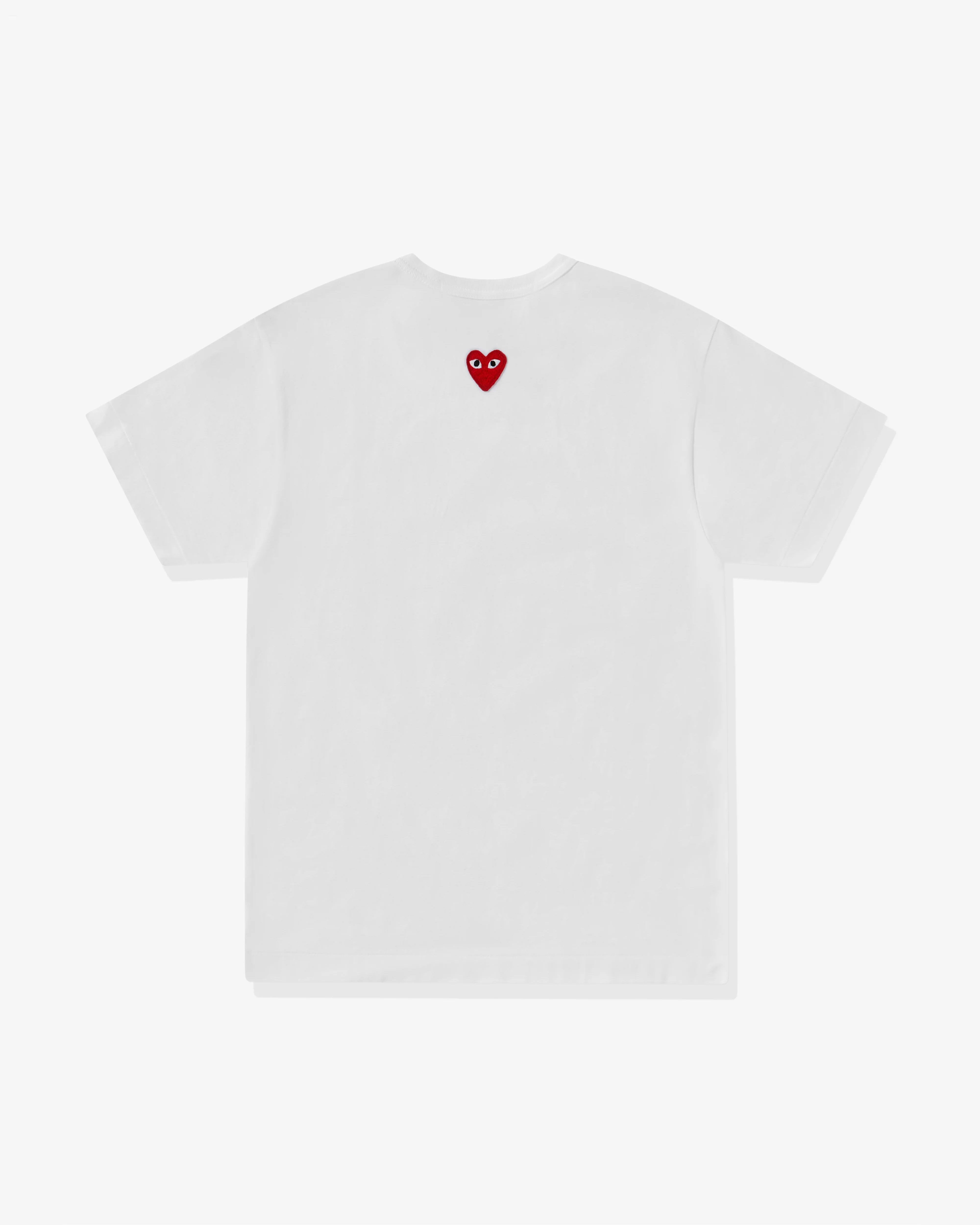 Play - Unisex Reverse Red Heart T-Shirt - (White)