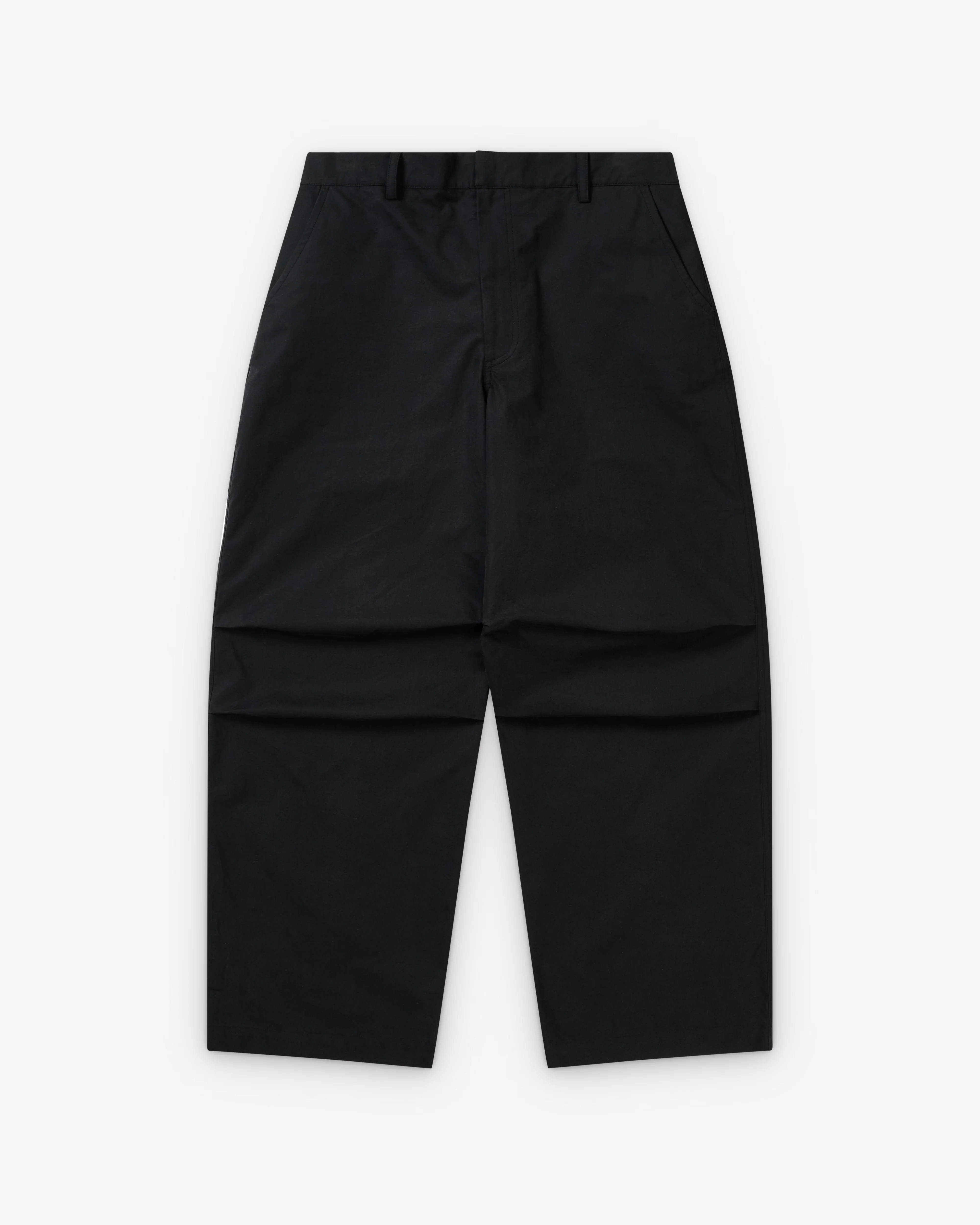 Pluto Of Saint Andrews - Men's Knee Pleats Trouser - (Black) - Image 2