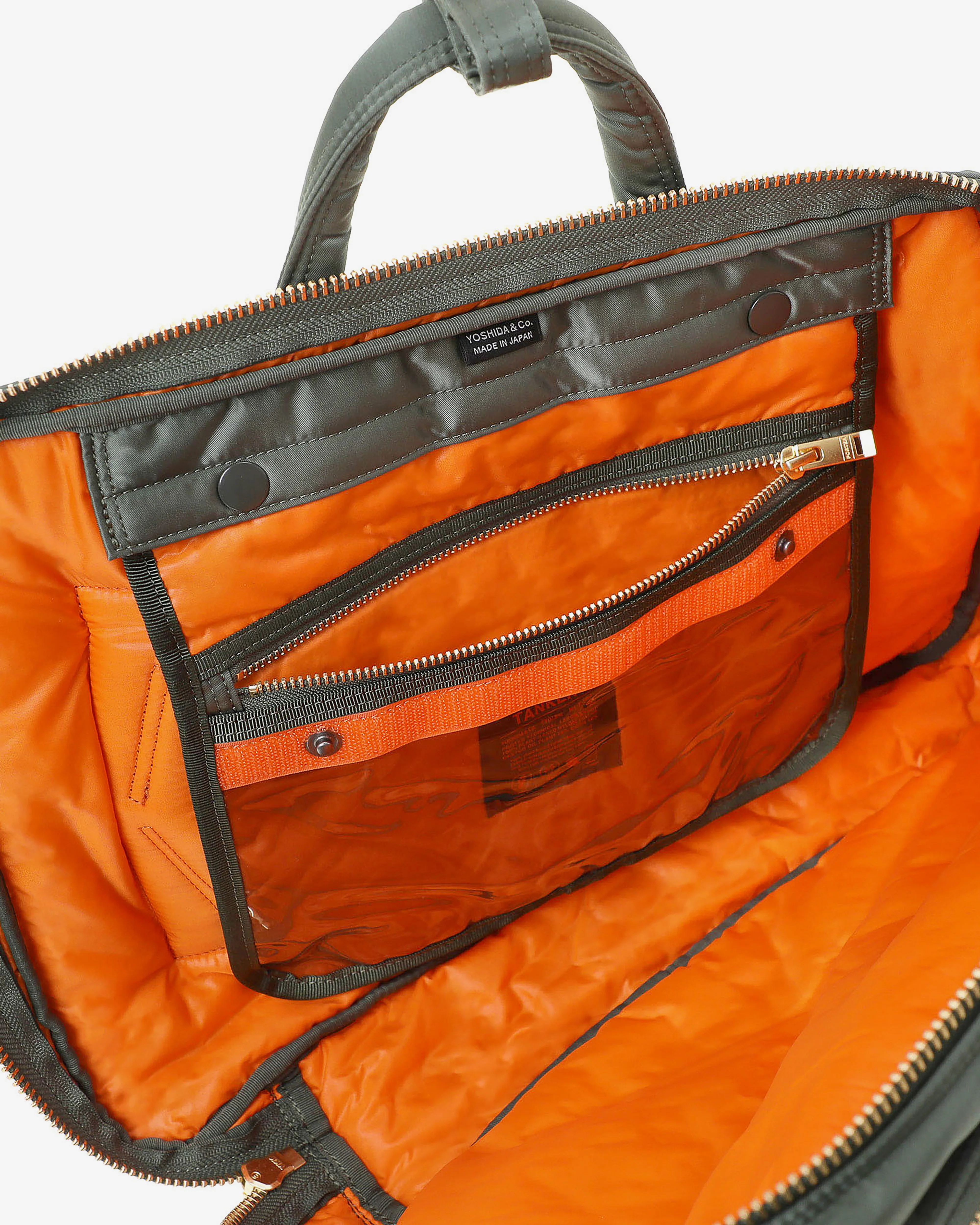 Porter Yoshida & Co. - Tanker 3Way Document Bag w Zip - (Green) - Image 4