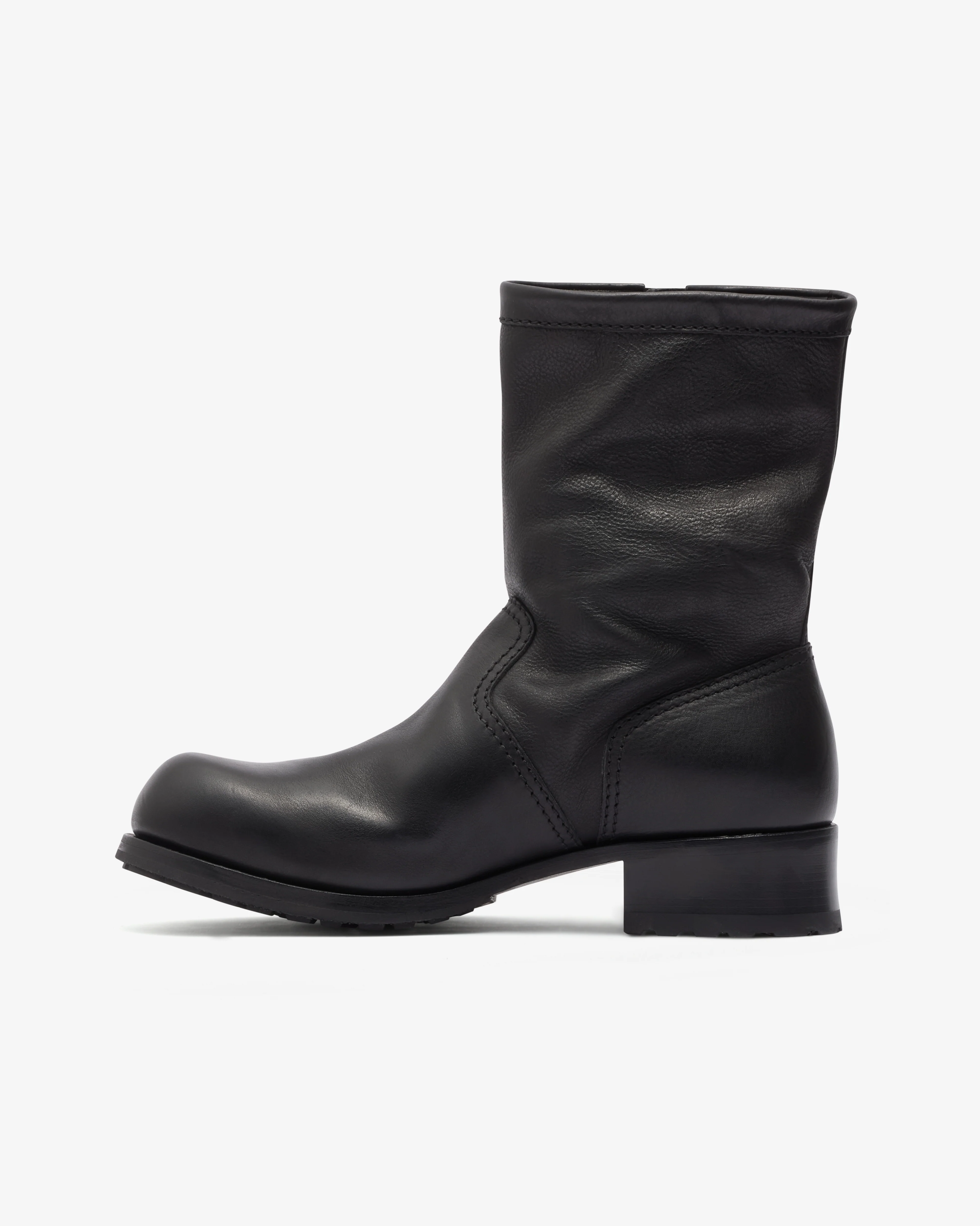 Prada - Men's Leather Mid-Calf Boots - (Black) - Image 3