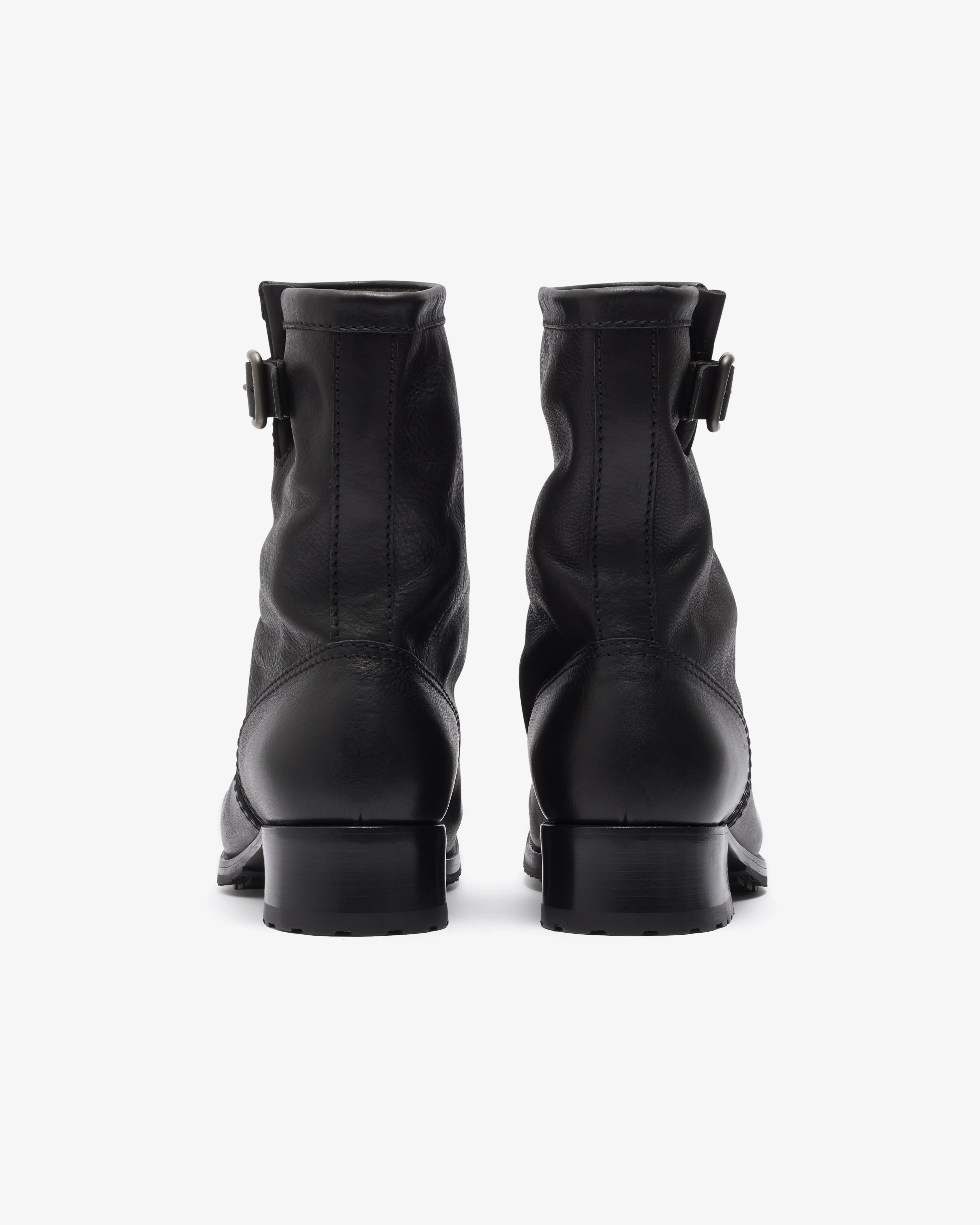 Prada - Men's Leather Mid-Calf Boots - (Black) - Image 4