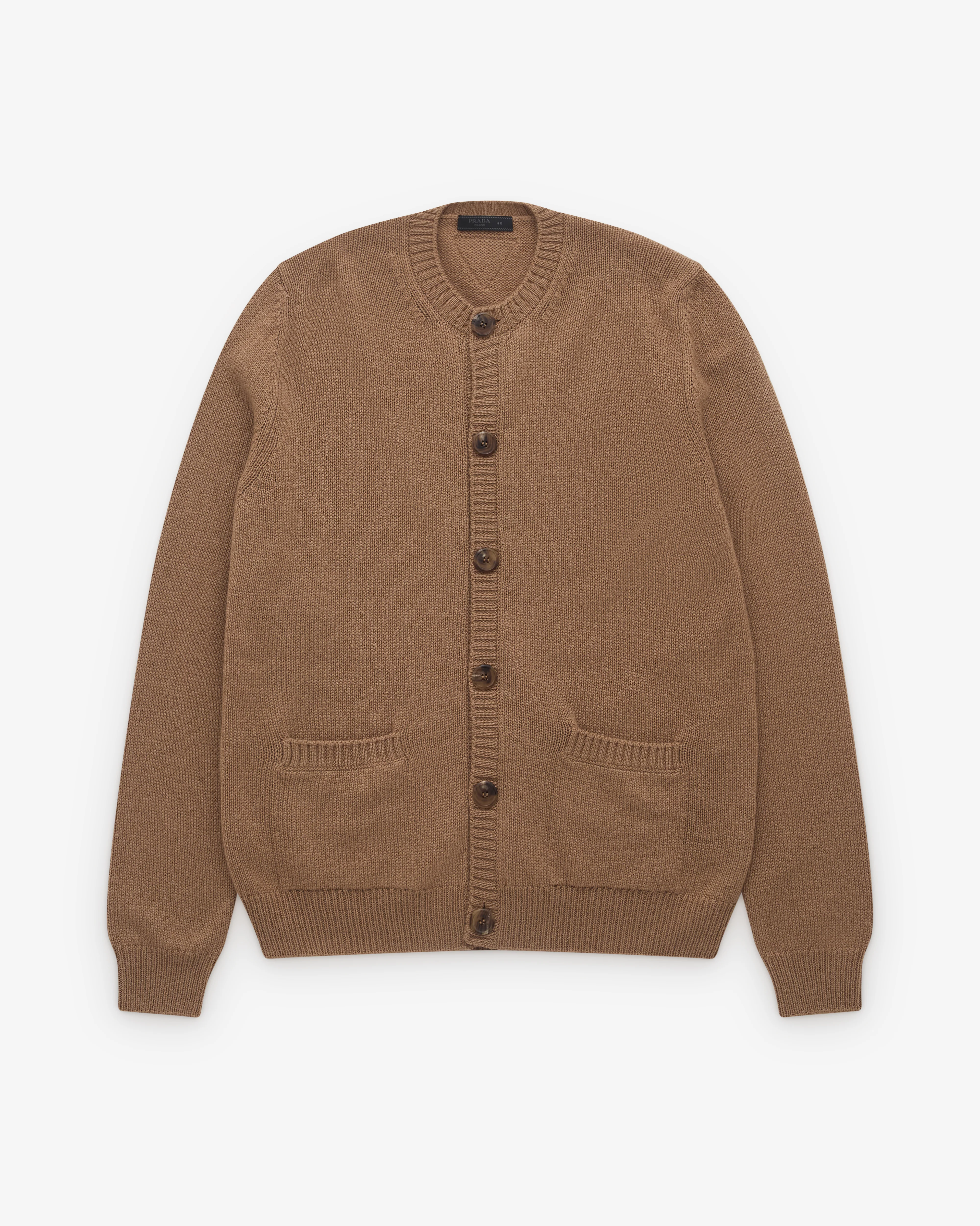 Prada - Men’s Wool Cardigan - (Brown)