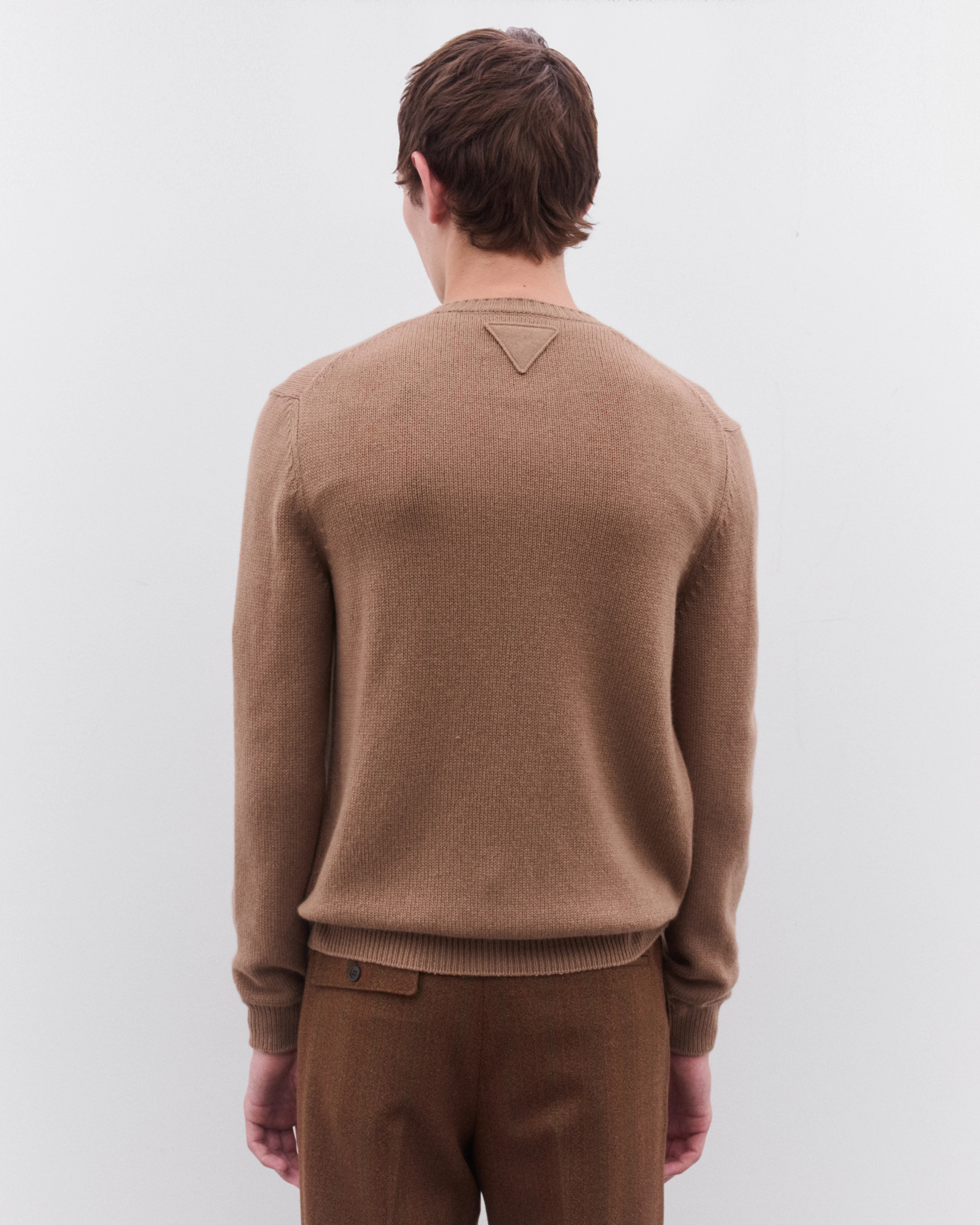 Prada - Men’s Wool Cardigan - (Brown) - Image 4