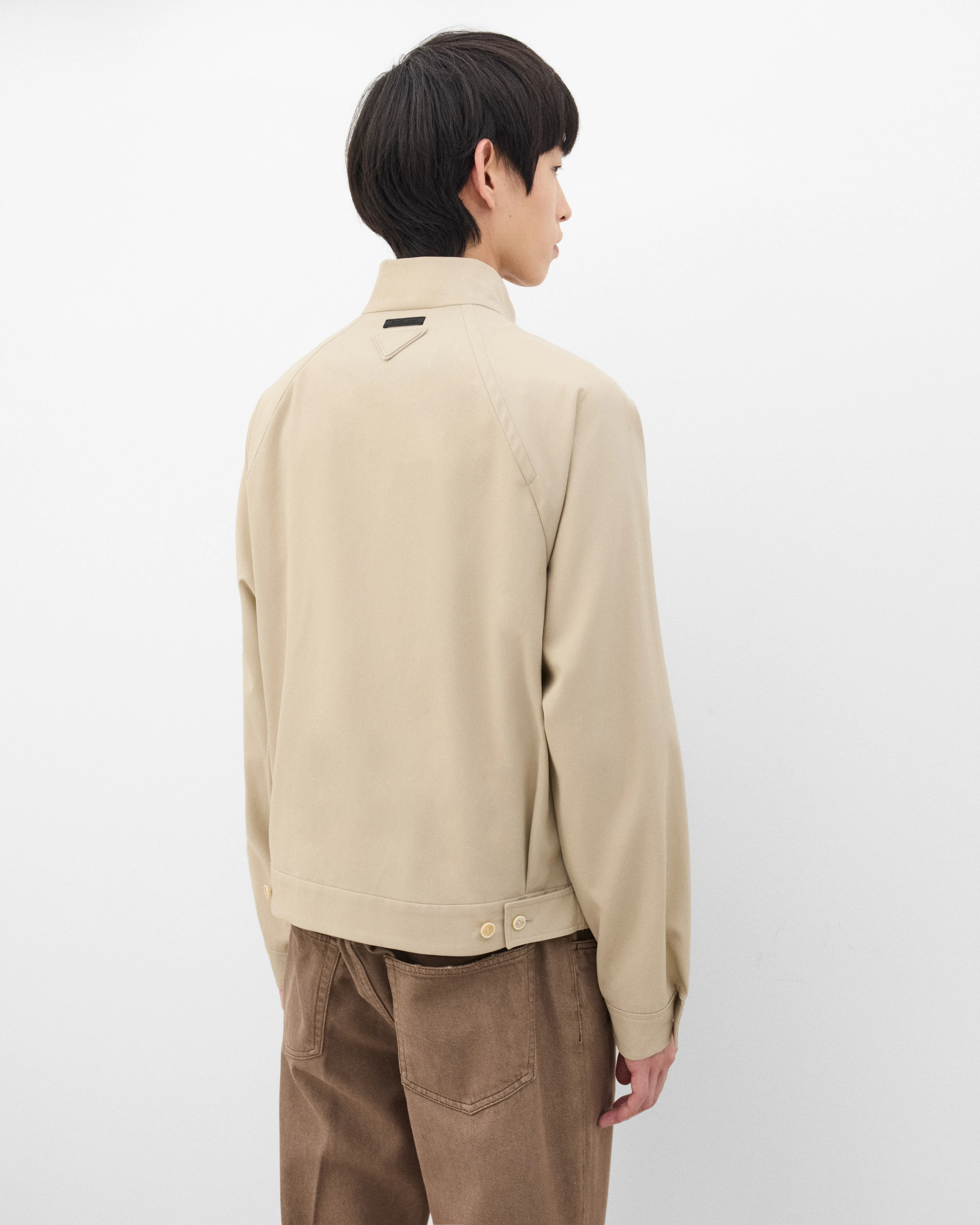 Prada - Men's Harrington Jacket - (Beige) - Image 5